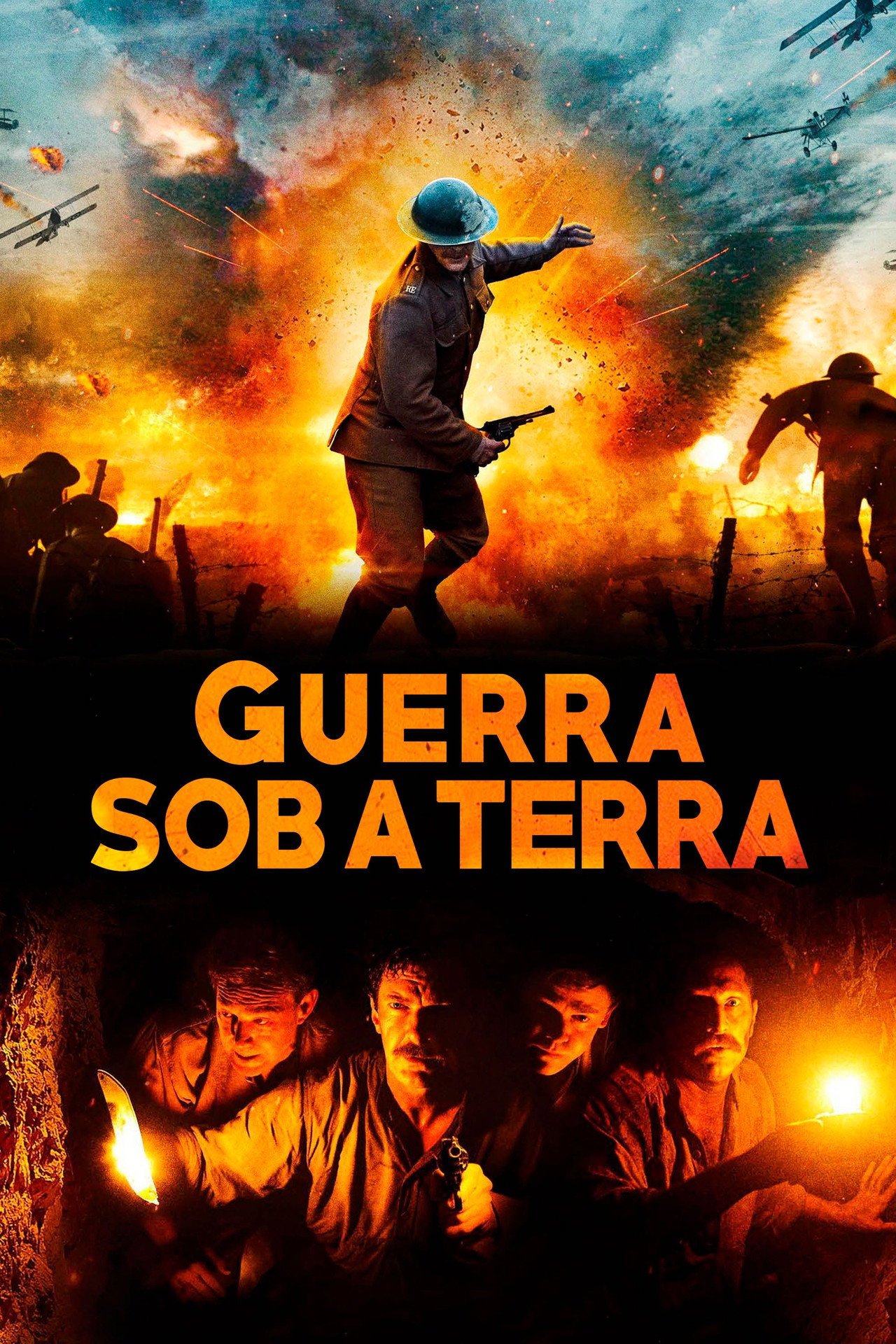 Pôster de Guerra Sob a Terra