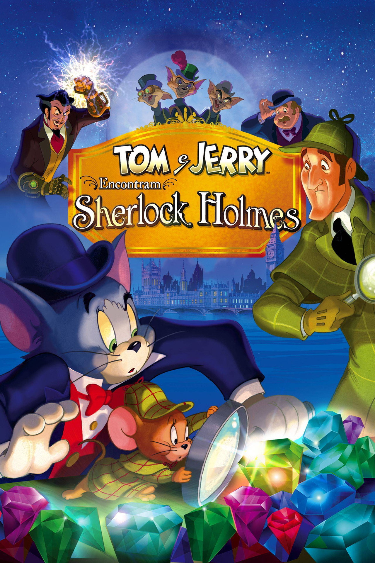 Pôster de Tom e Jerry: Uma Aventura com Sherlock Holmes
