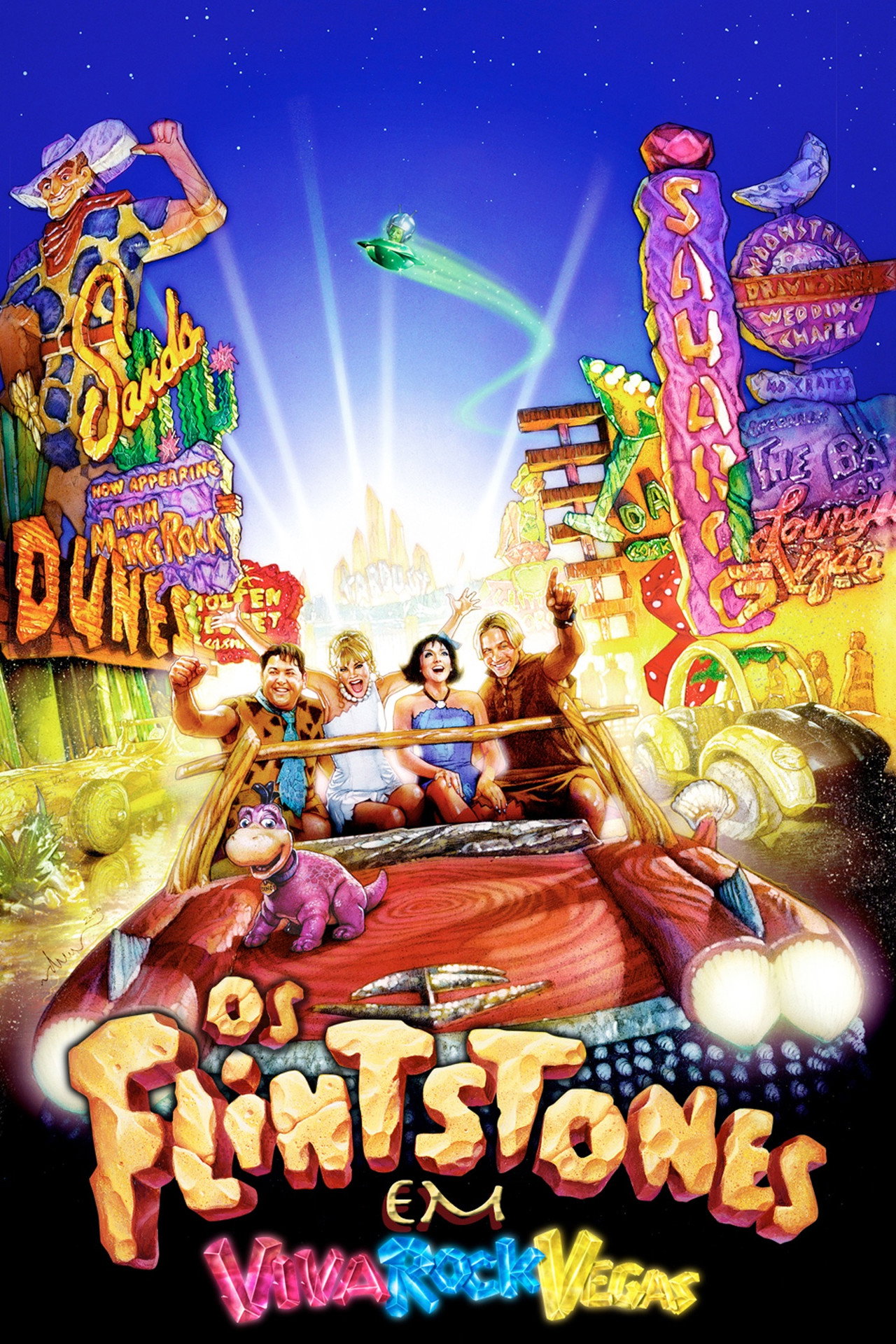 Pôster de Os Flintstones em Viva Rock Vegas