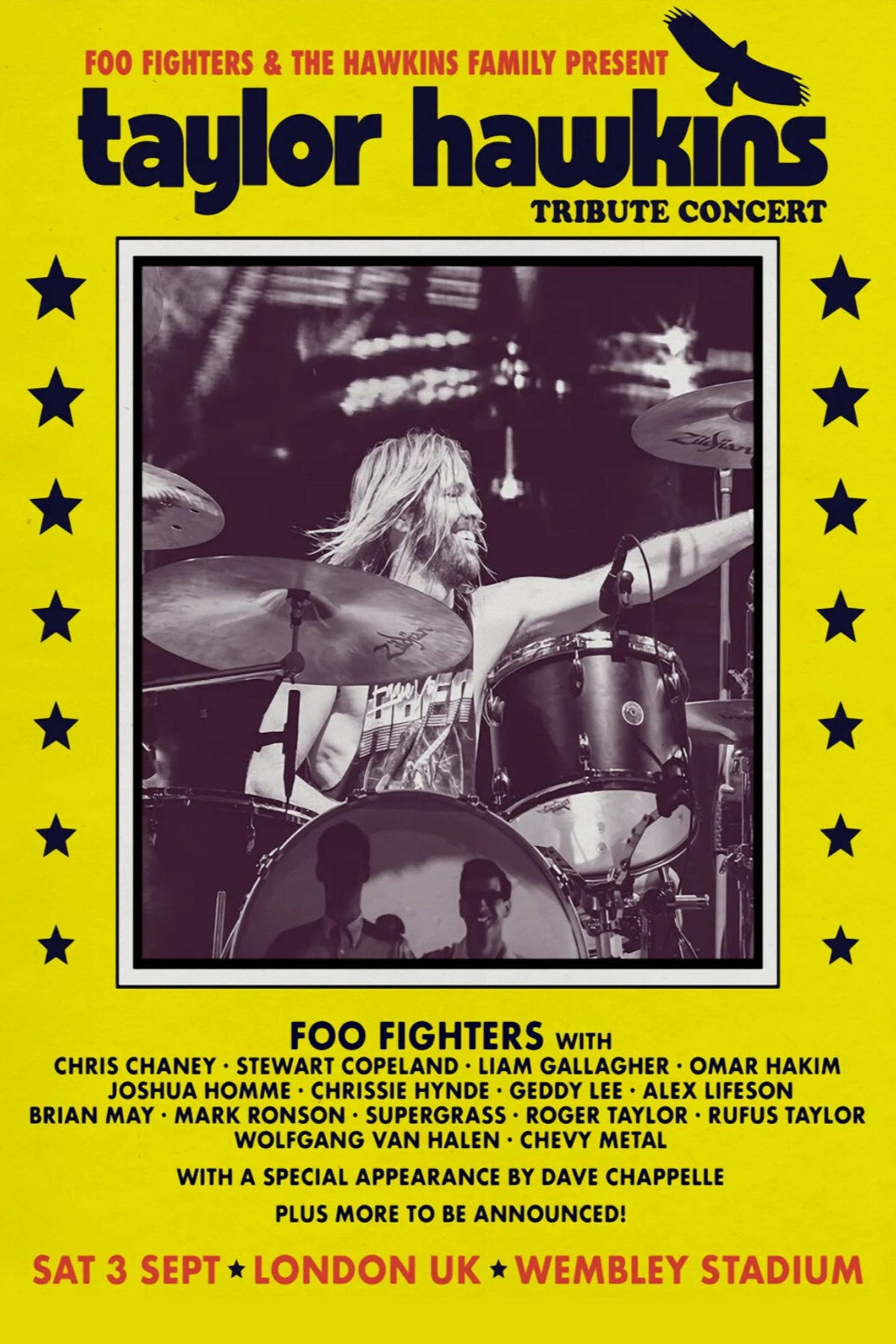 Pôster de The Taylor Hawkins Tributo