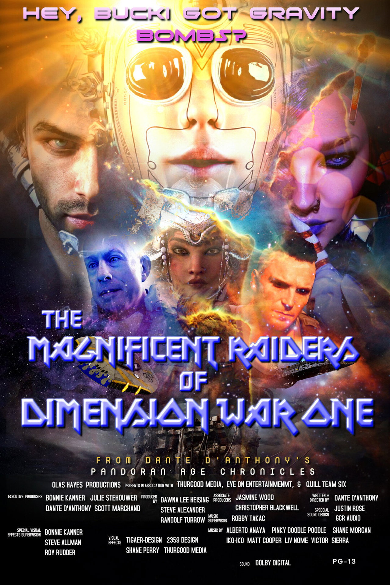 Pôster de The Magnificent Raiders of Dimension War One