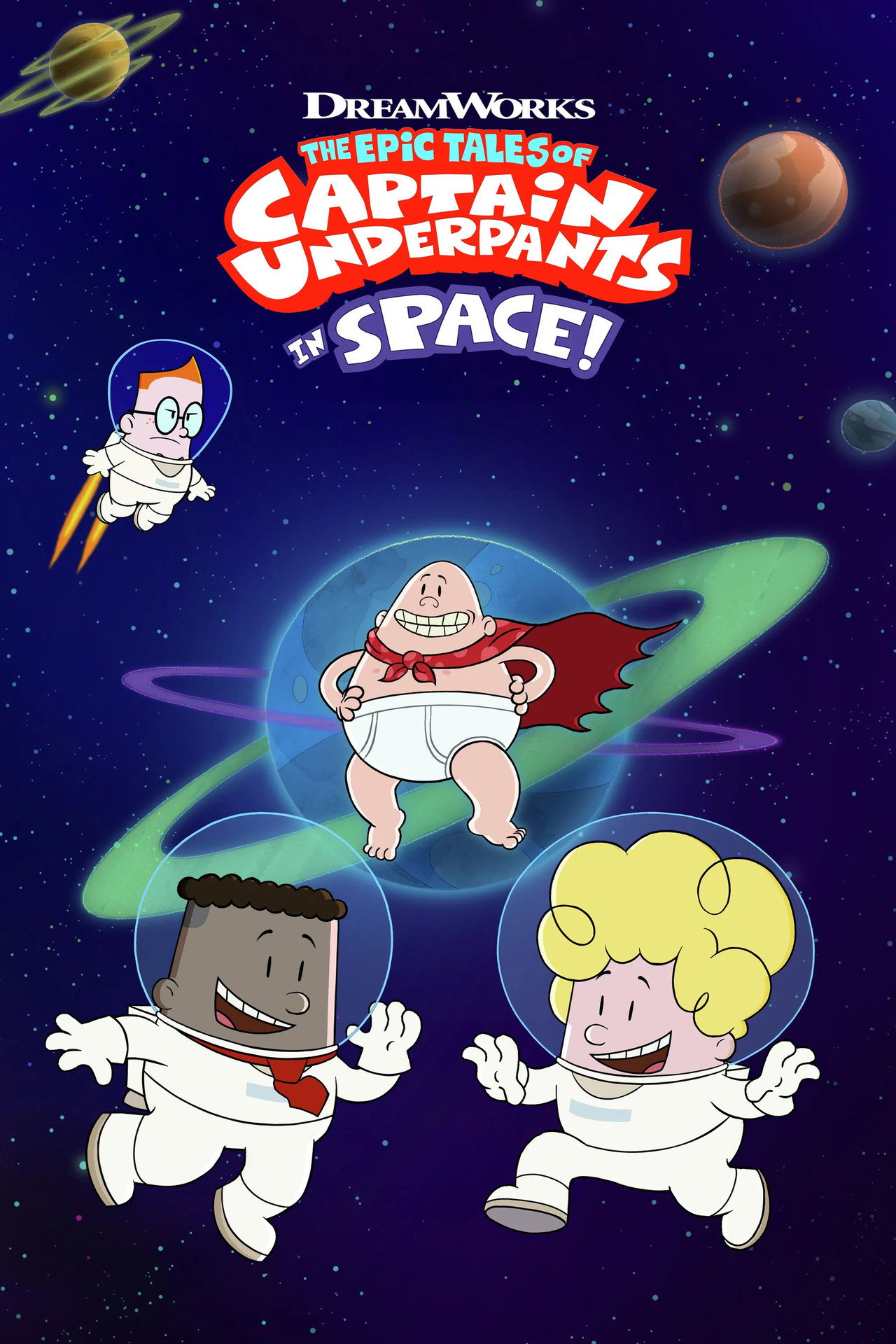 Pôster de As Épicas Aventuras do Capitão Cueca no Espaço