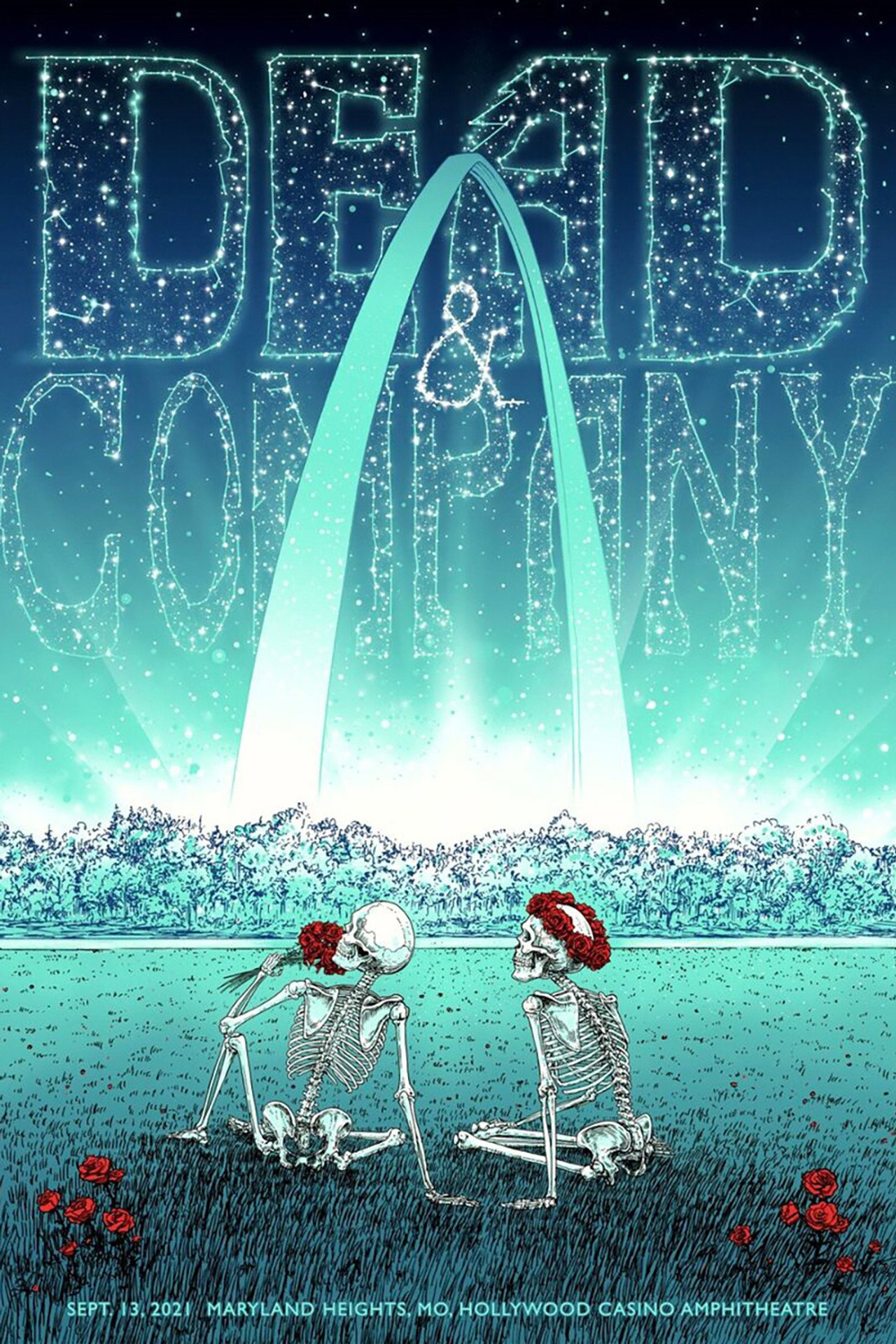 Pôster de Dead & Company: 2021-09-13 Hollywood Casino Amphitheatre, St. Louis, MO