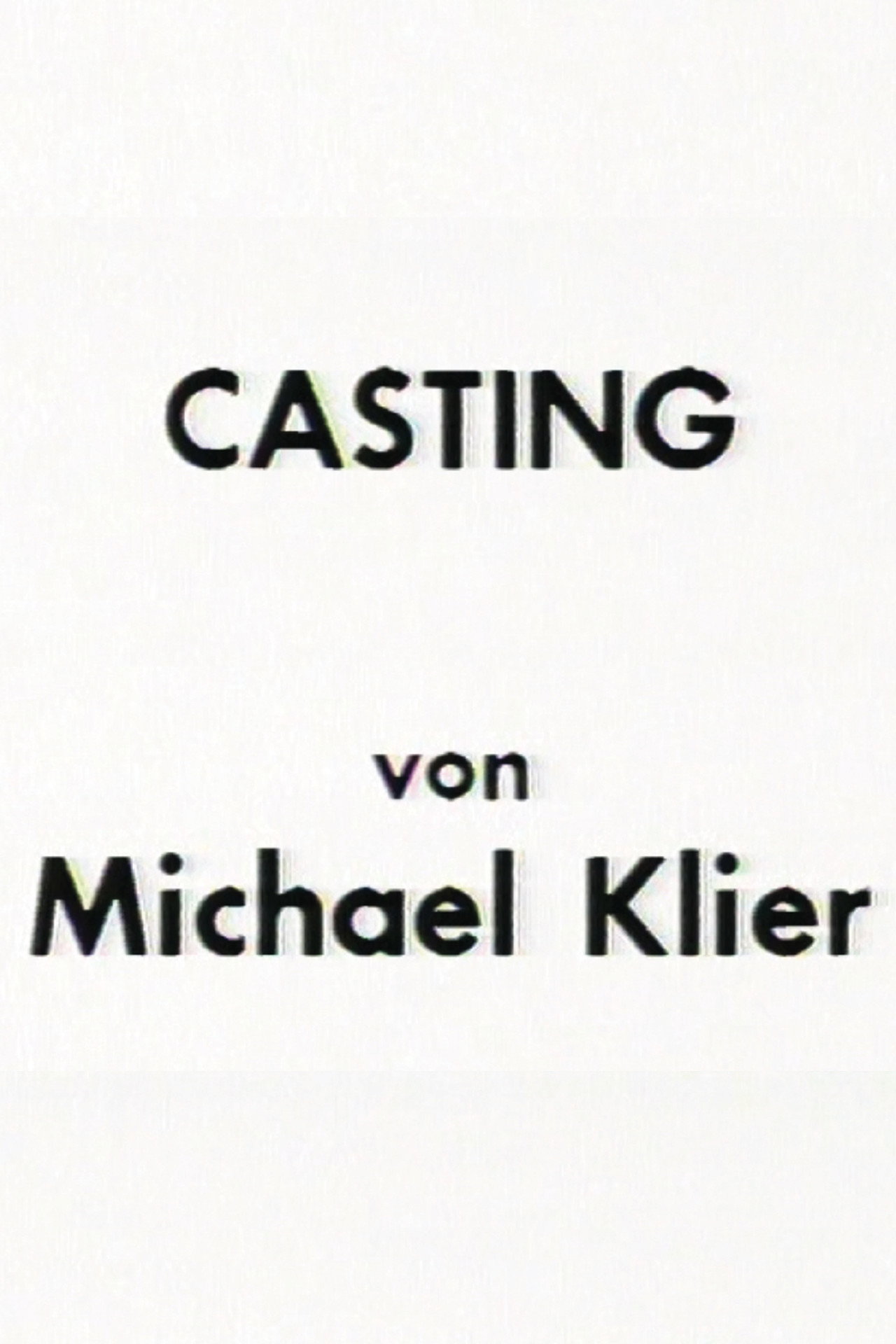 Pôster de CASTING