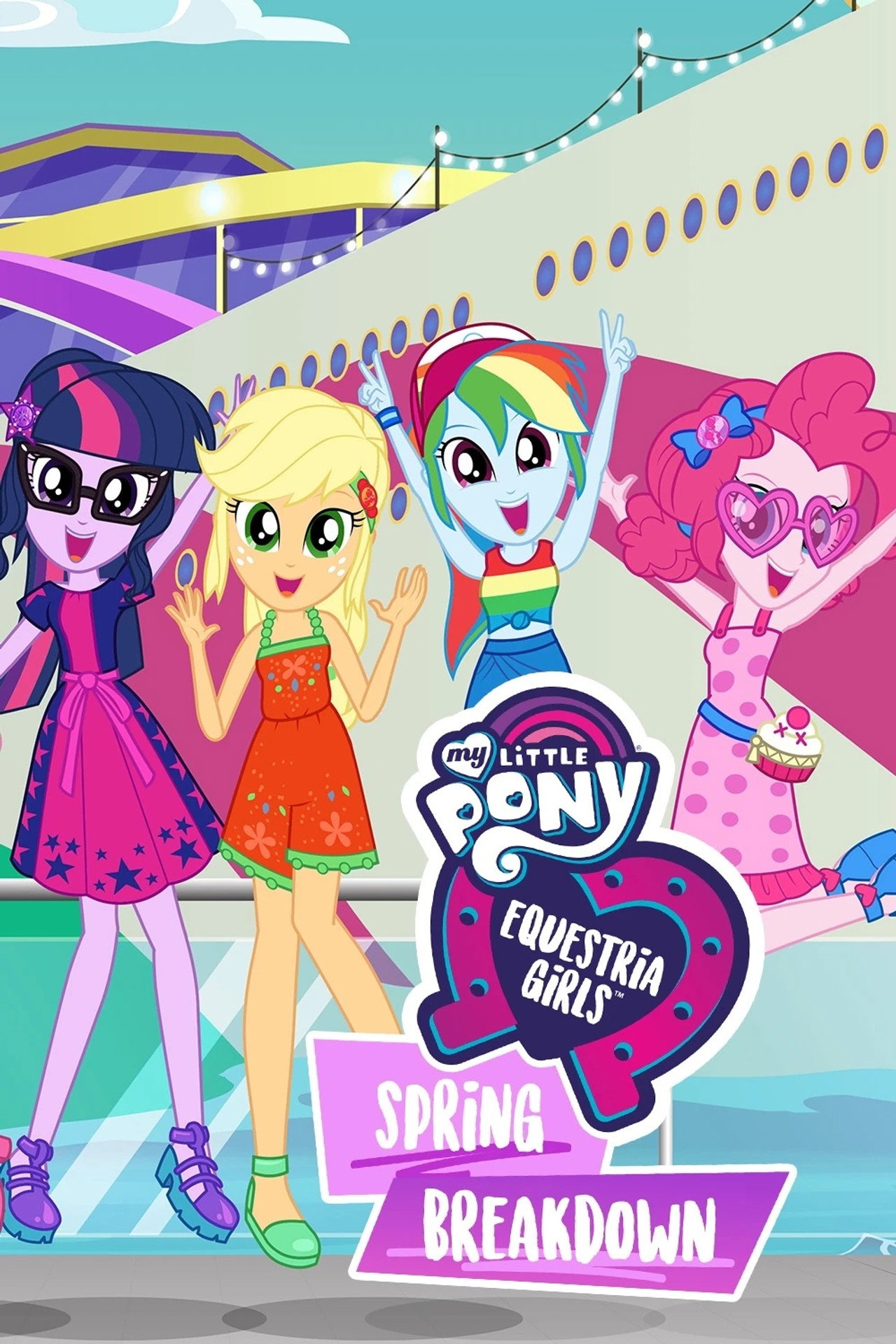 Pôster de My Little Pony, Equestria Girls: Pânico nas Férias