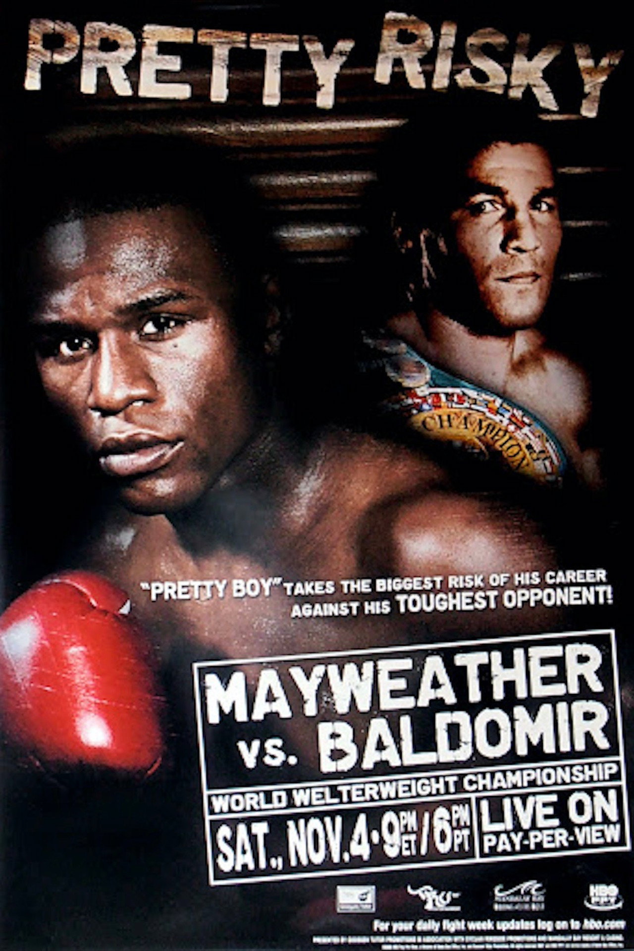 Pôster de Floyd Mayweather Jr. vs. Carlos Manuel Baldomir