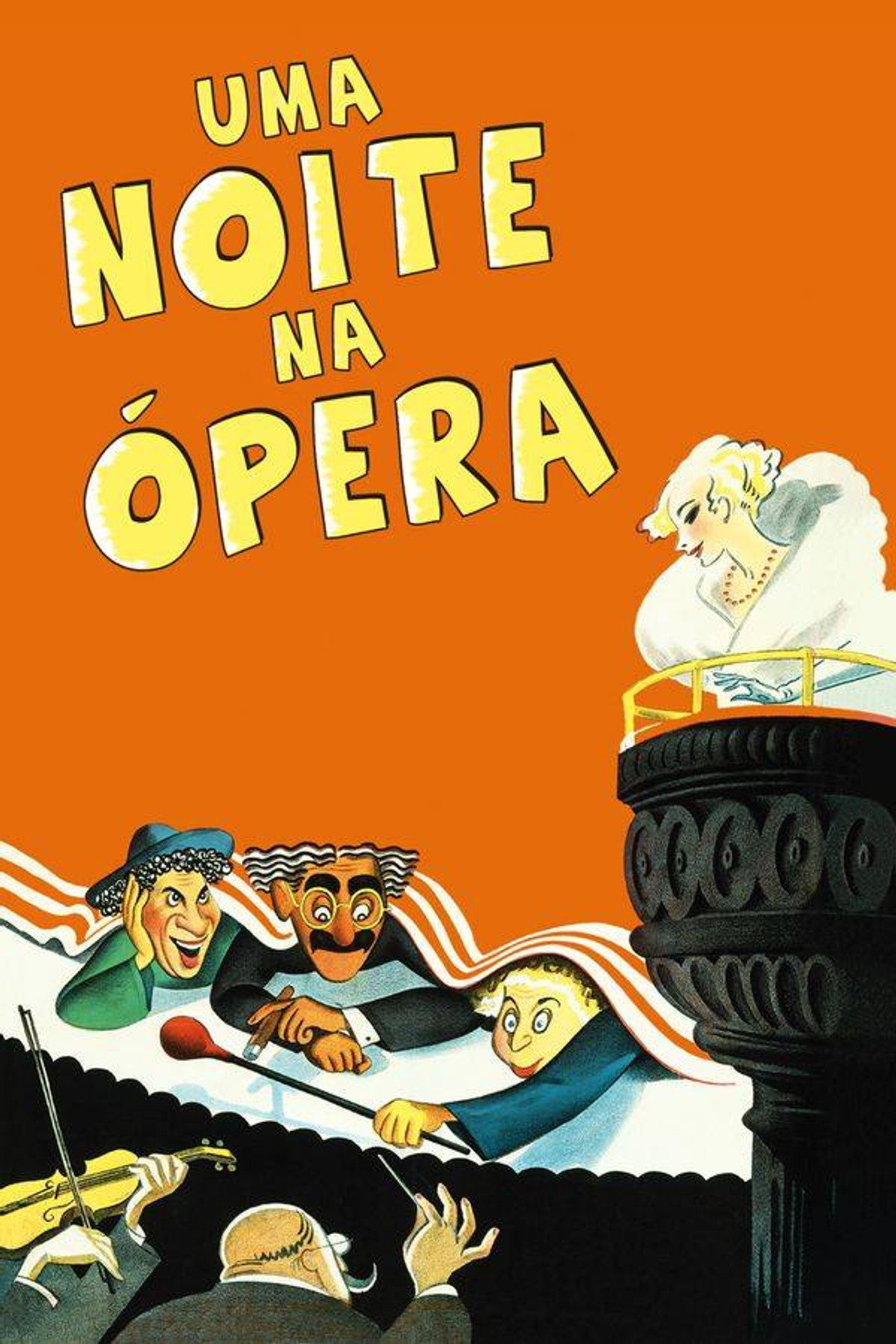 Pôster de Uma Noite na Ópera