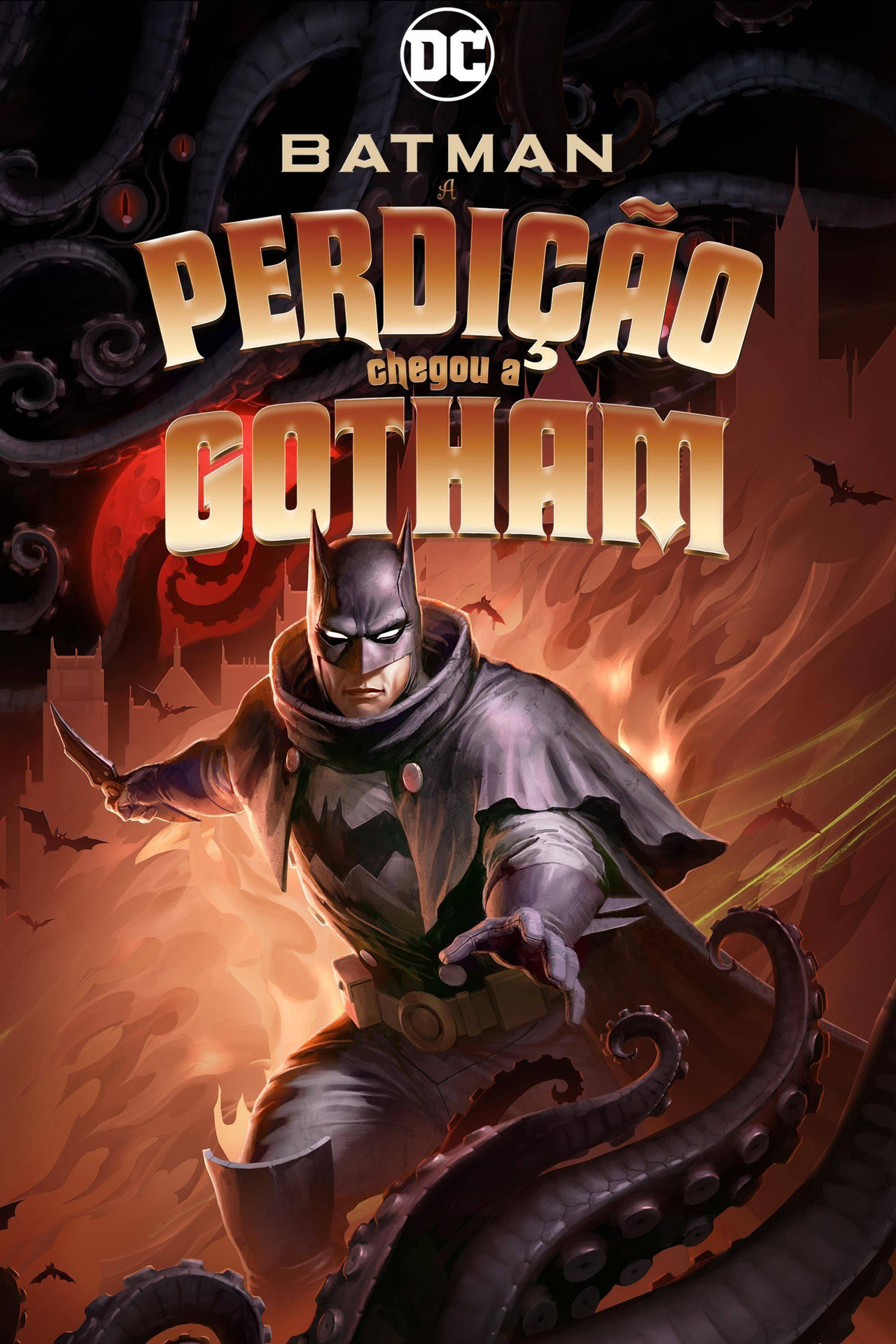 Pôster de Batman: A Perdição Chegou a Gotham
