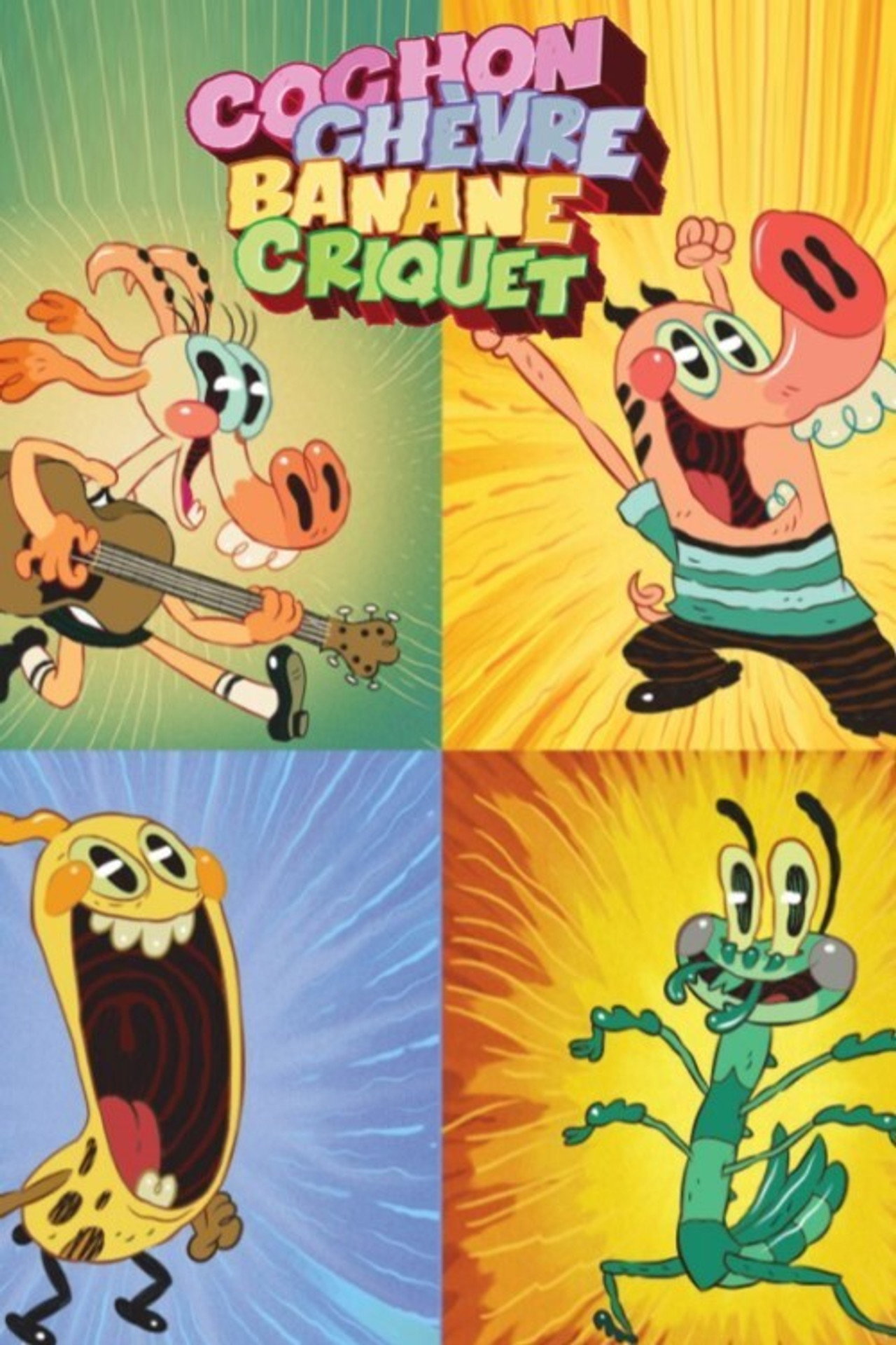 Pôster de Porco Cabra Banana Grilo