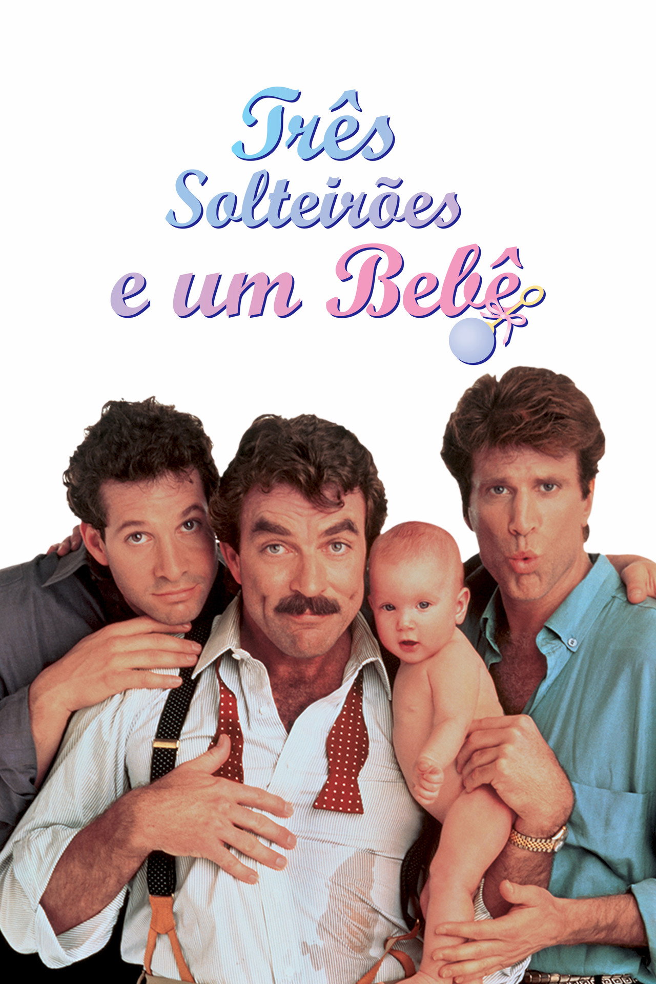 Pôster de Três Solteirões e um Bebê