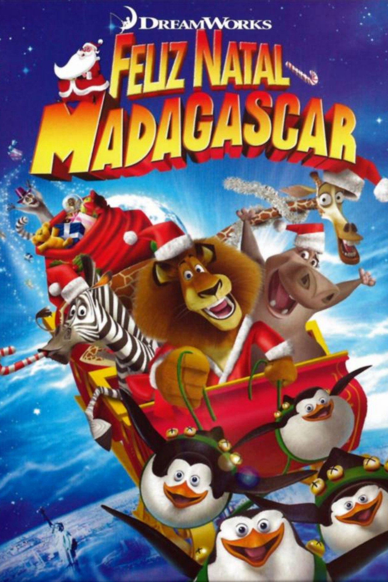 Pôster de Feliz Natal Madagascar