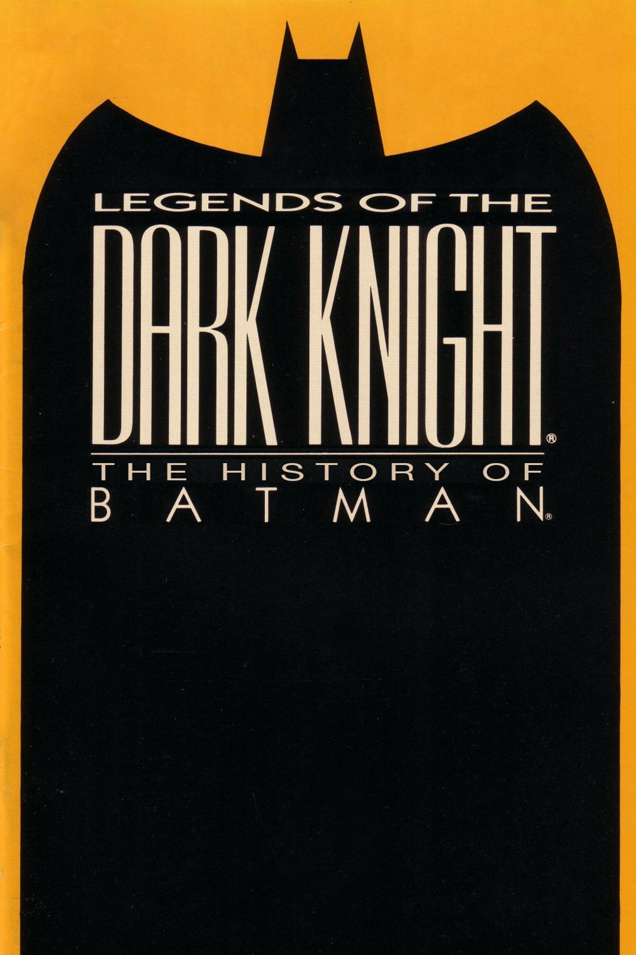Pôster de Legends of the Dark Knight: The History of Batman