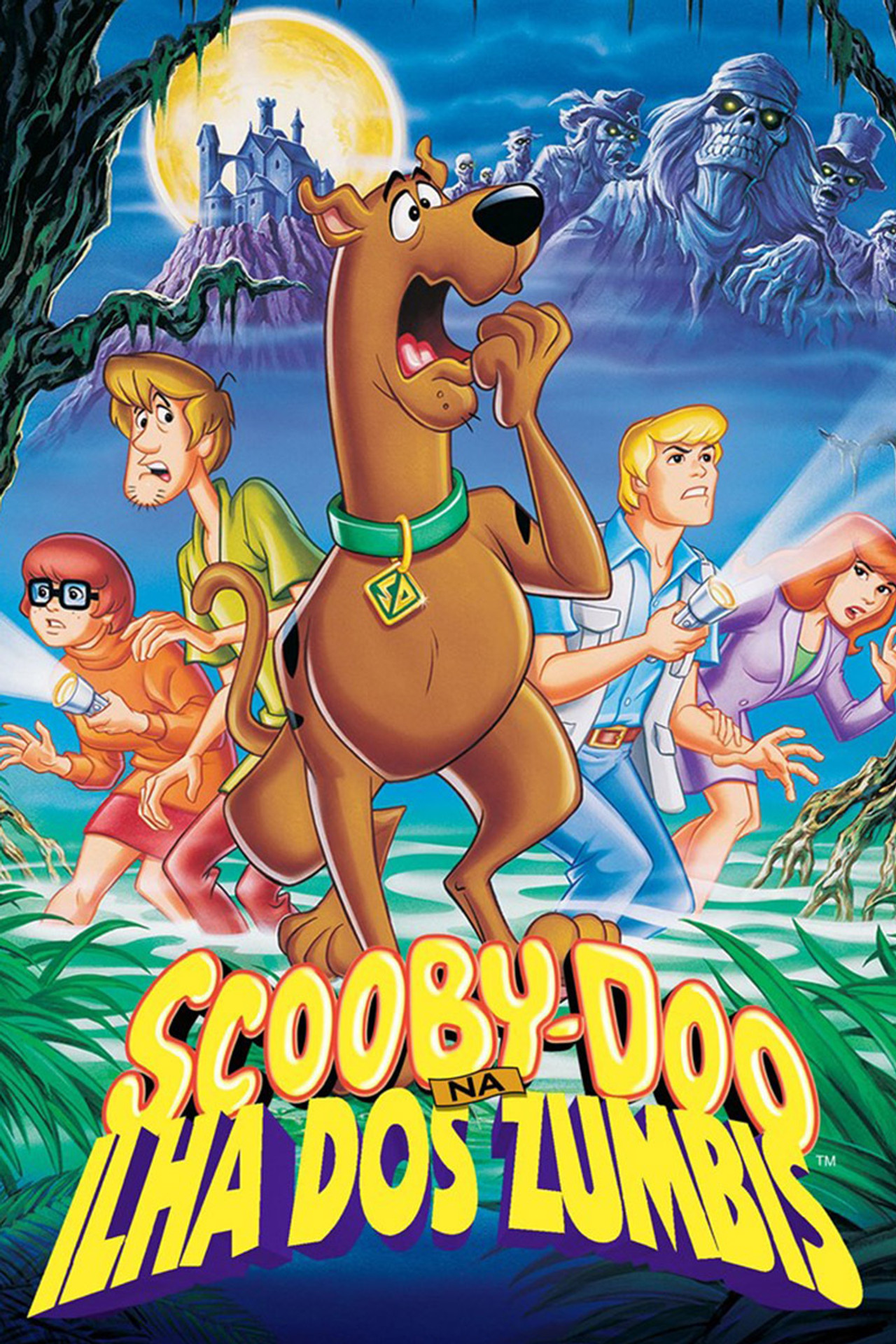 Pôster de Scooby-Doo! na Ilha dos Zumbis