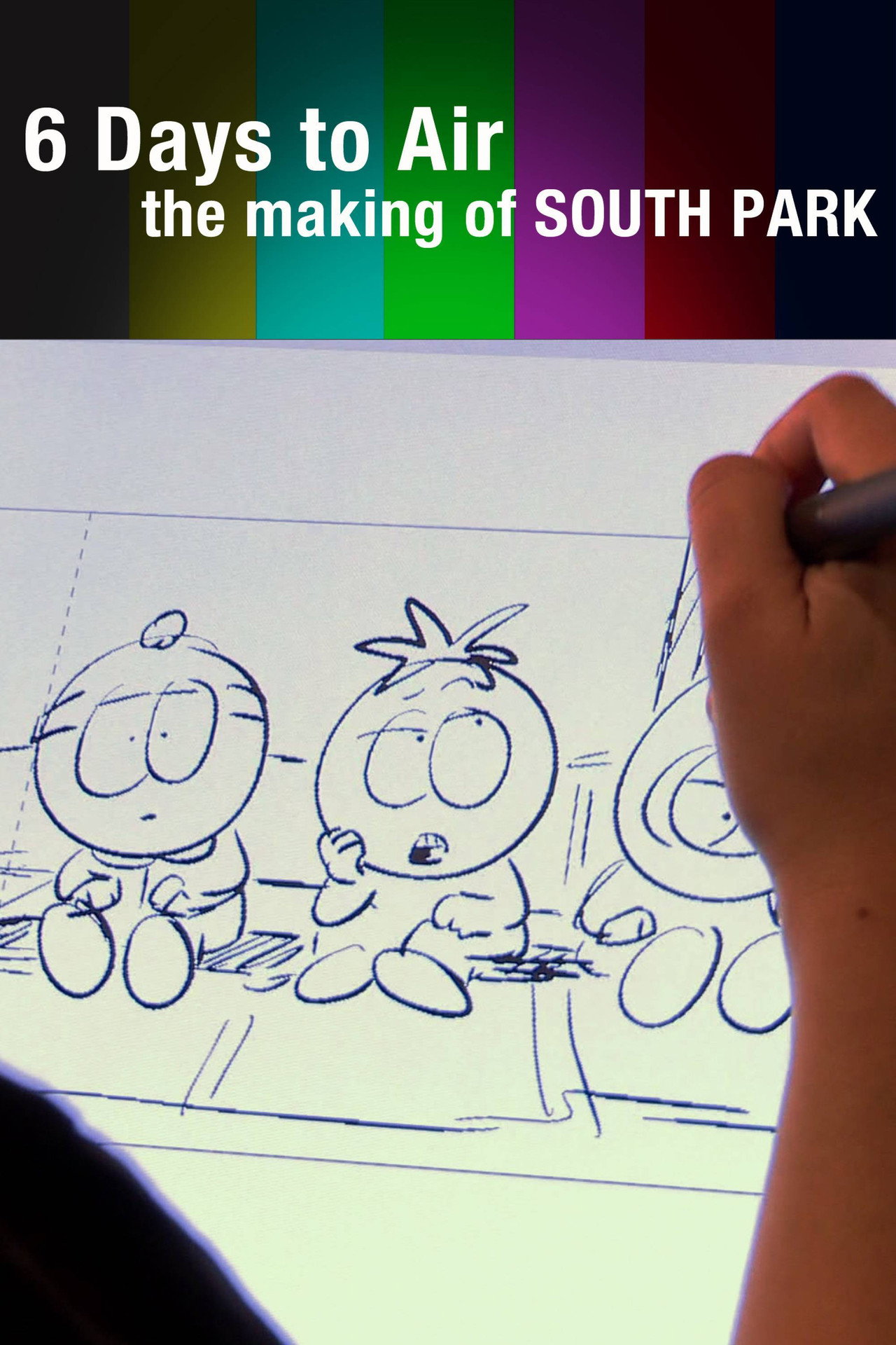Pôster de 6 Dias para Ir ao Ar: A Criação de South Park