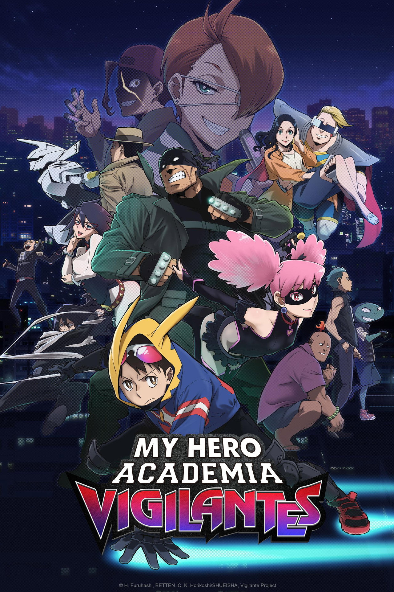 Pôster de My Hero Academia: Vigilantes