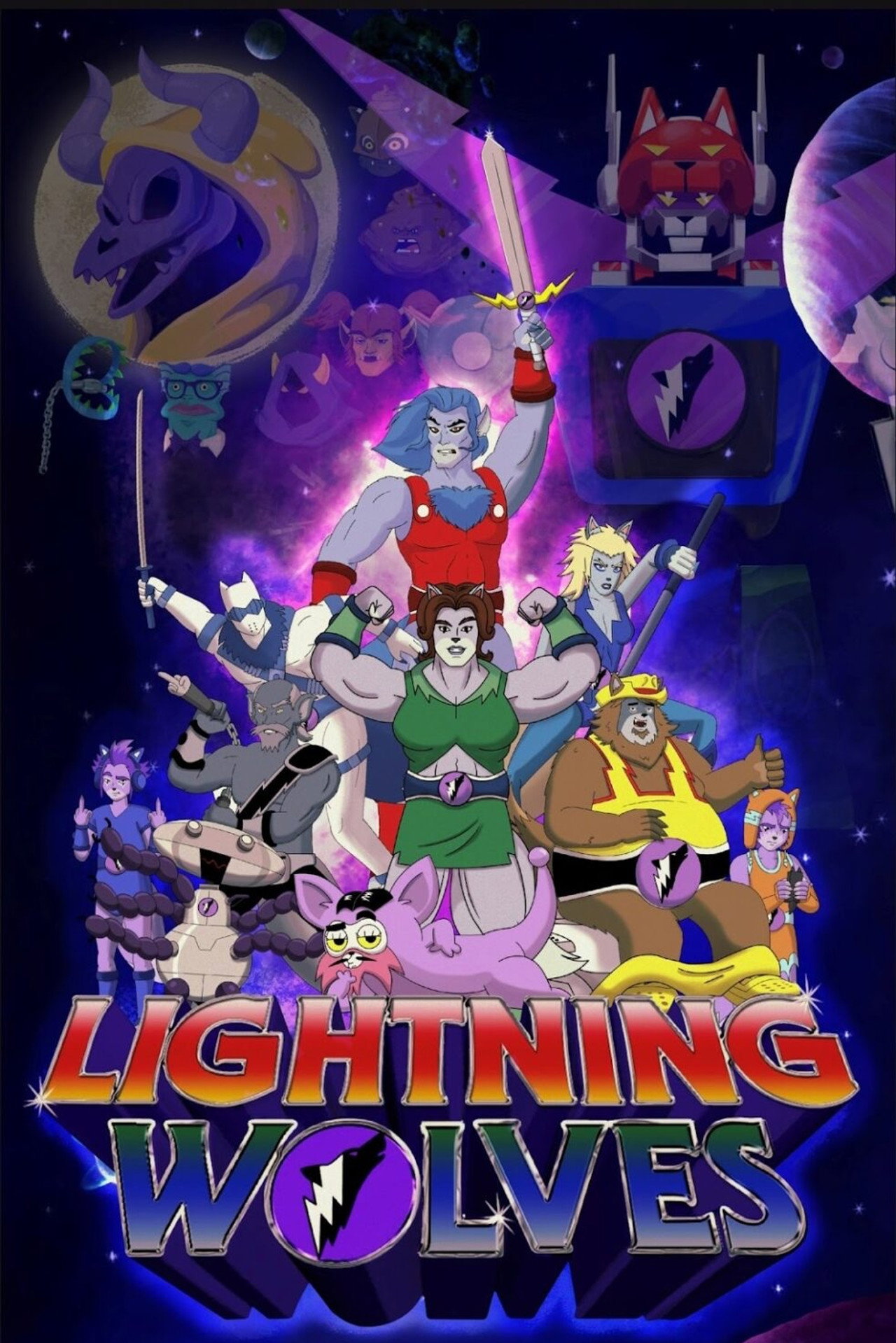 Pôster de Lightning Wolves