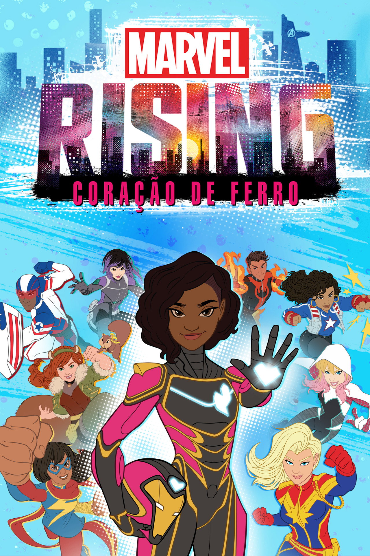 Pôster de Marvel Rising: Coração de Ferro