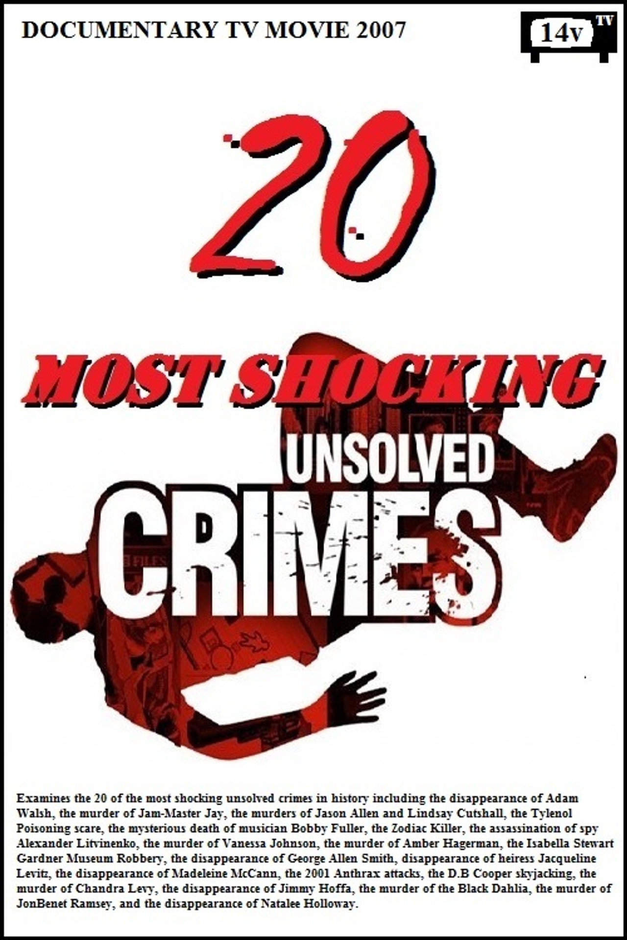Pôster de 20 Most Shocking Unsolved Crimes