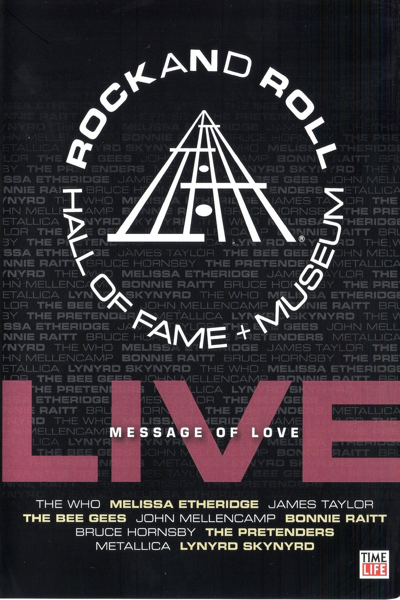 Pôster de Rock and Roll Hall of Fame Live - Message of Love