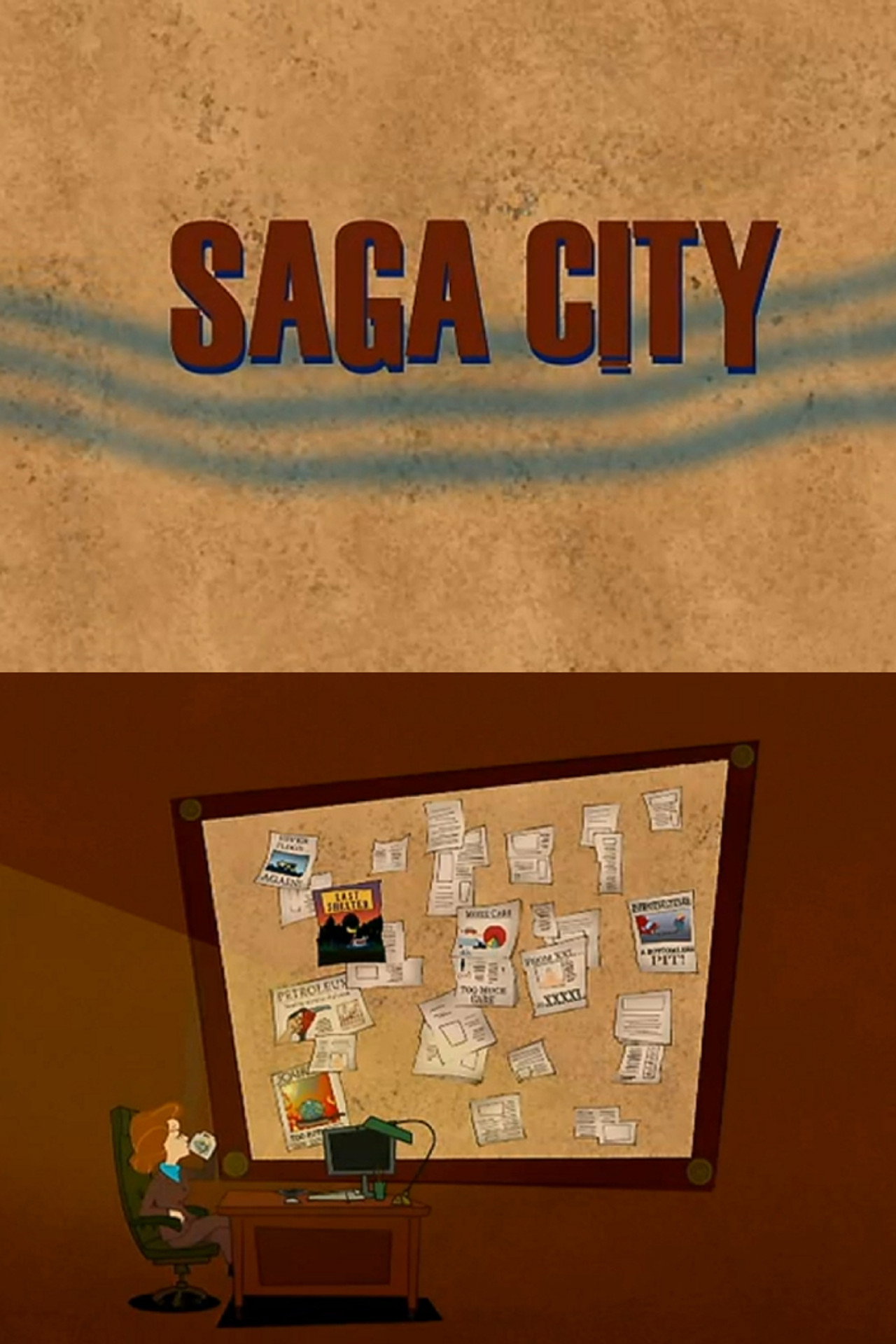 Pôster de Saga City