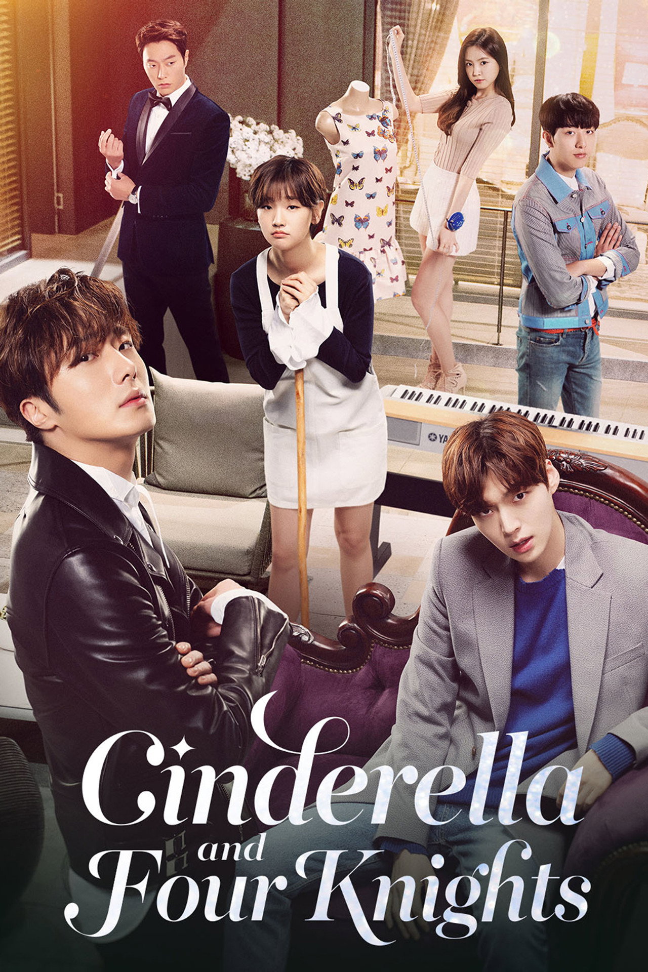 Pôster de Cinderella and Four Knights