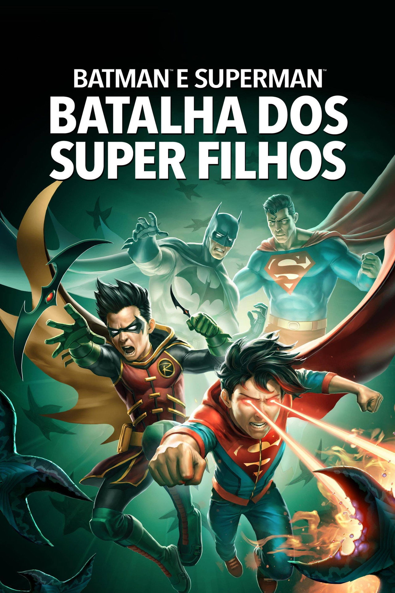 Pôster de Batman e Superman: Batalha dos Super Filhos