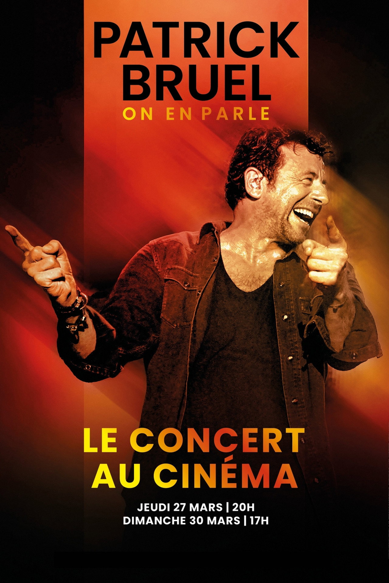 Pôster de Patrick Bruel : On en parle - Le concert au cinéma