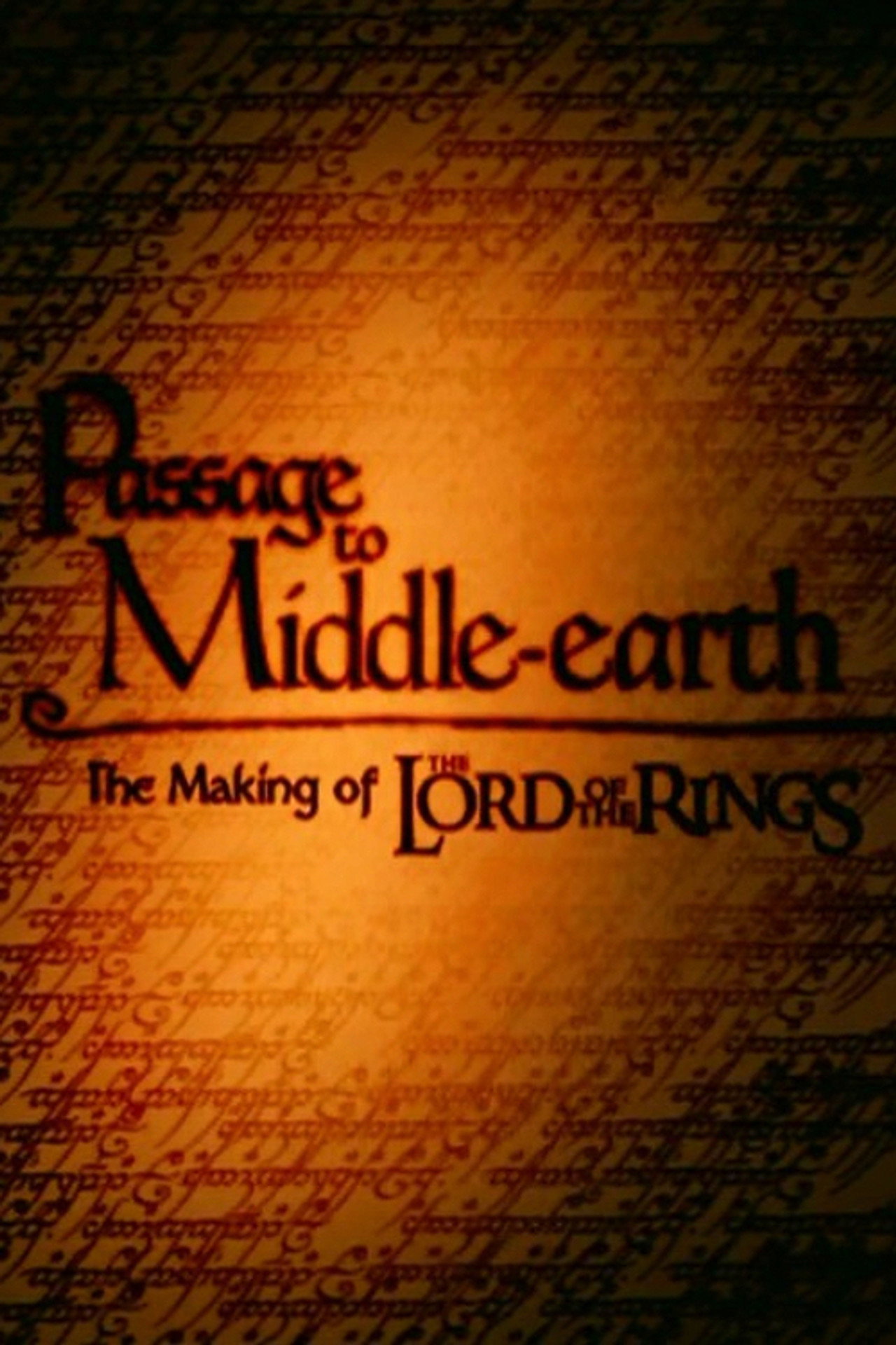 Pôster de Passage to Middle-Earth: The Making of 'The Lord of the Rings'
