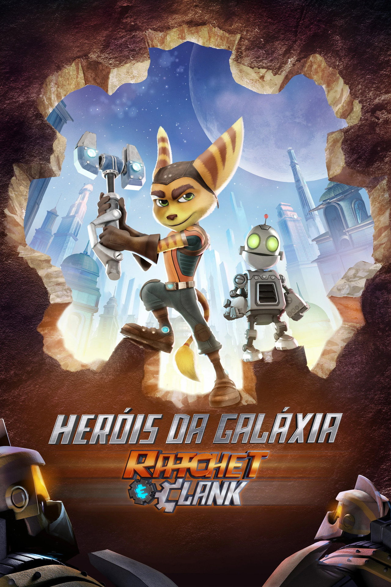 Pôster de Heróis da Galáxia: Ratchet e Clank