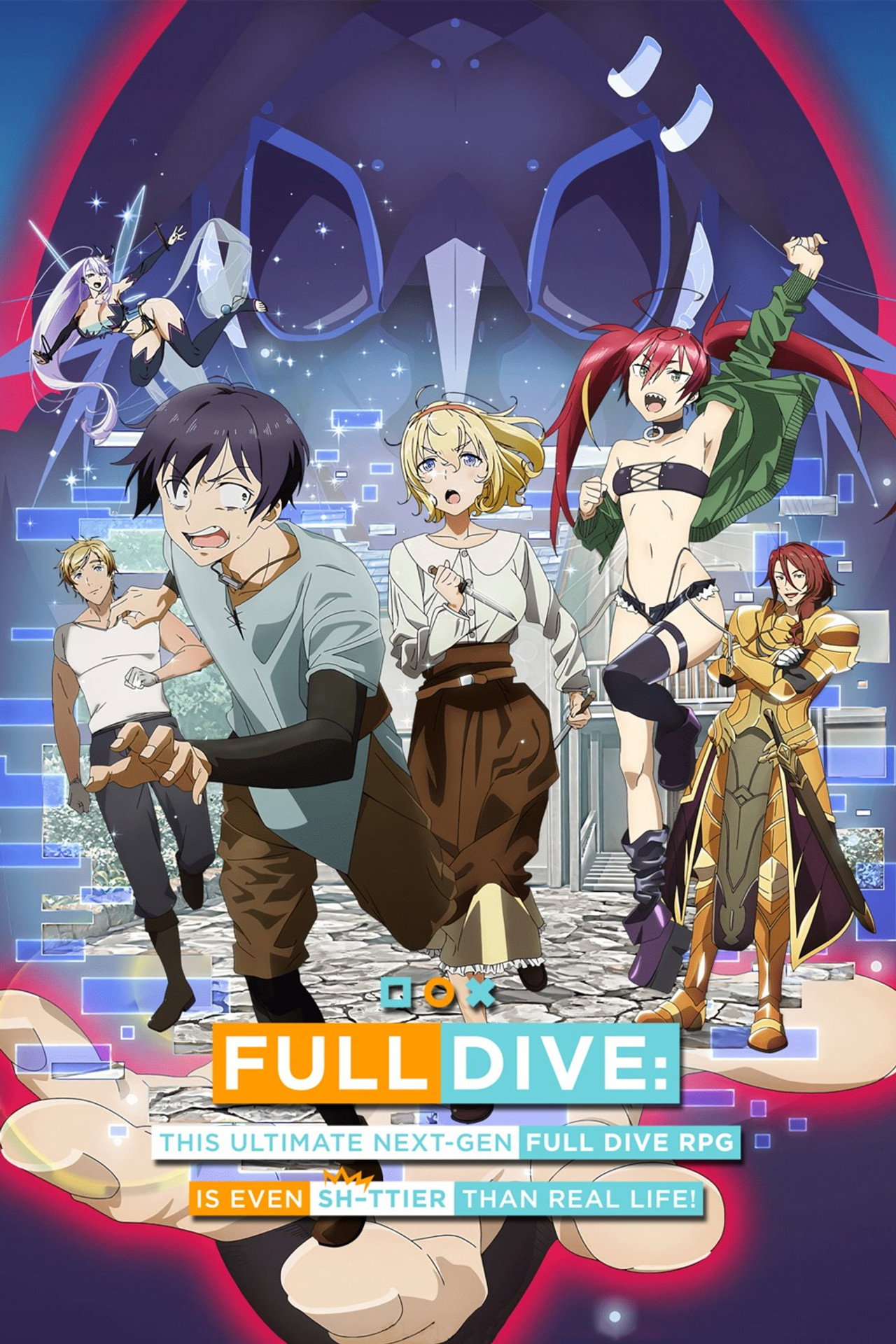 Pôster de Full Dive: This Ultimate Next-Gen Full Dive RPG Is Even Shittier Than Real Life!
