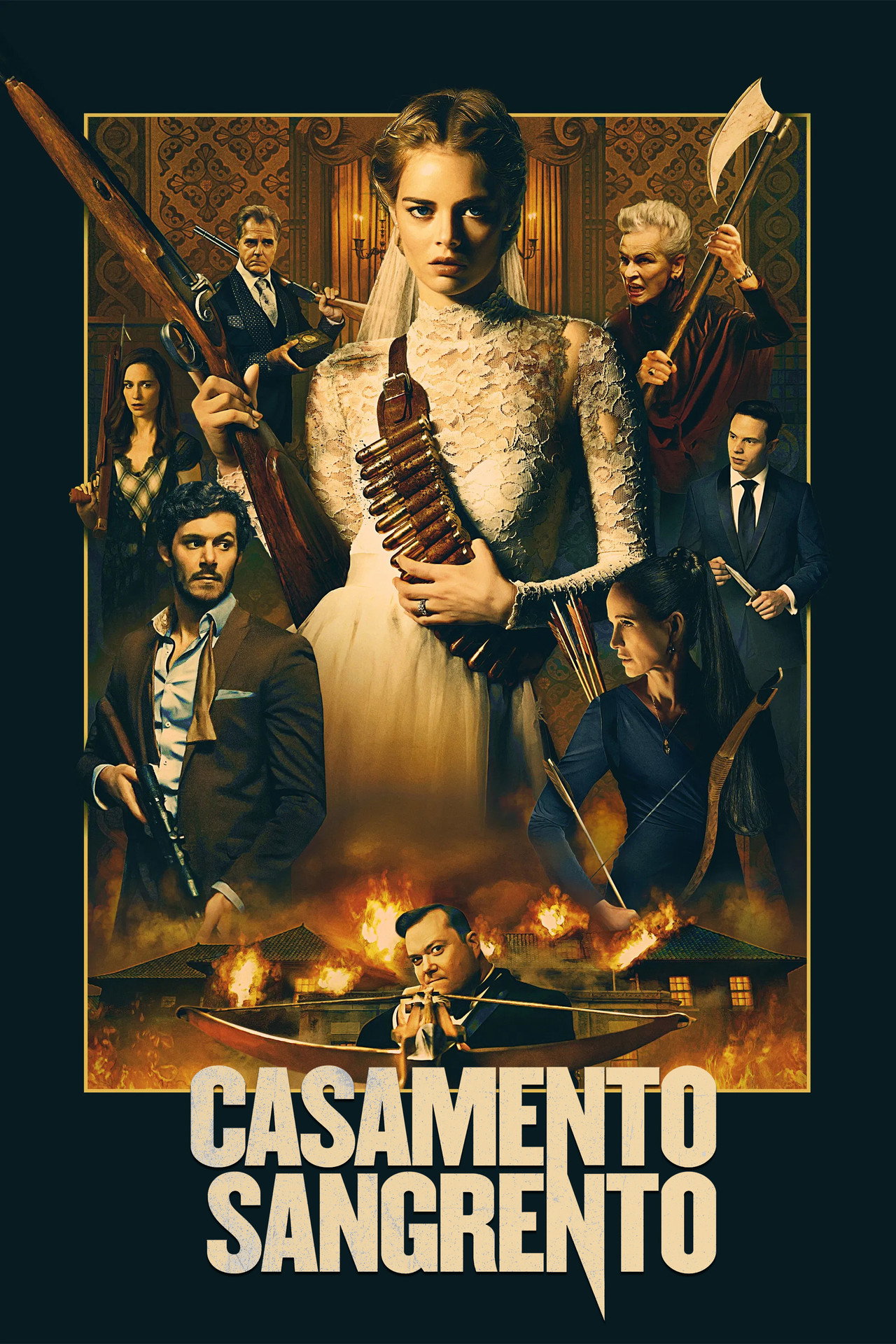 Pôster de Casamento Sangrento