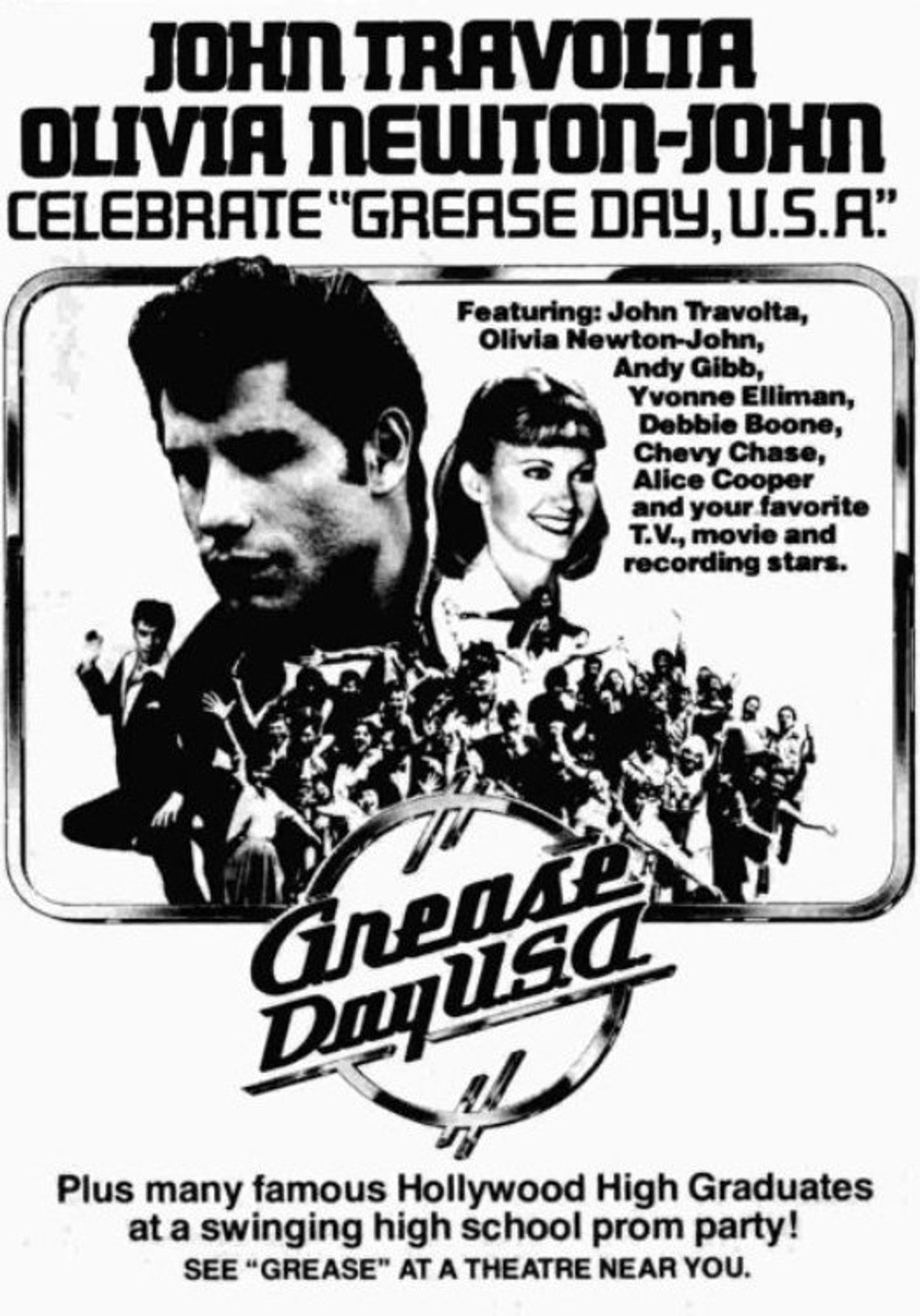 Pôster de Grease Day USA
