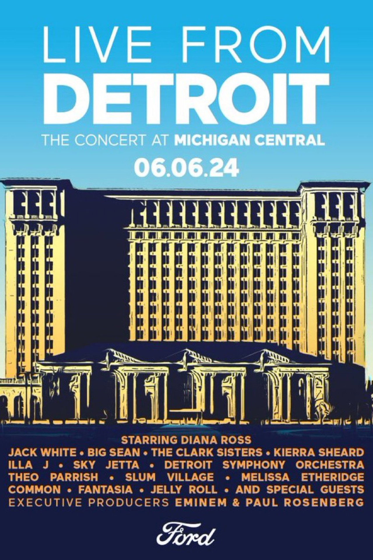 Pôster de Live from Detroit: The Concert at Michigan Central