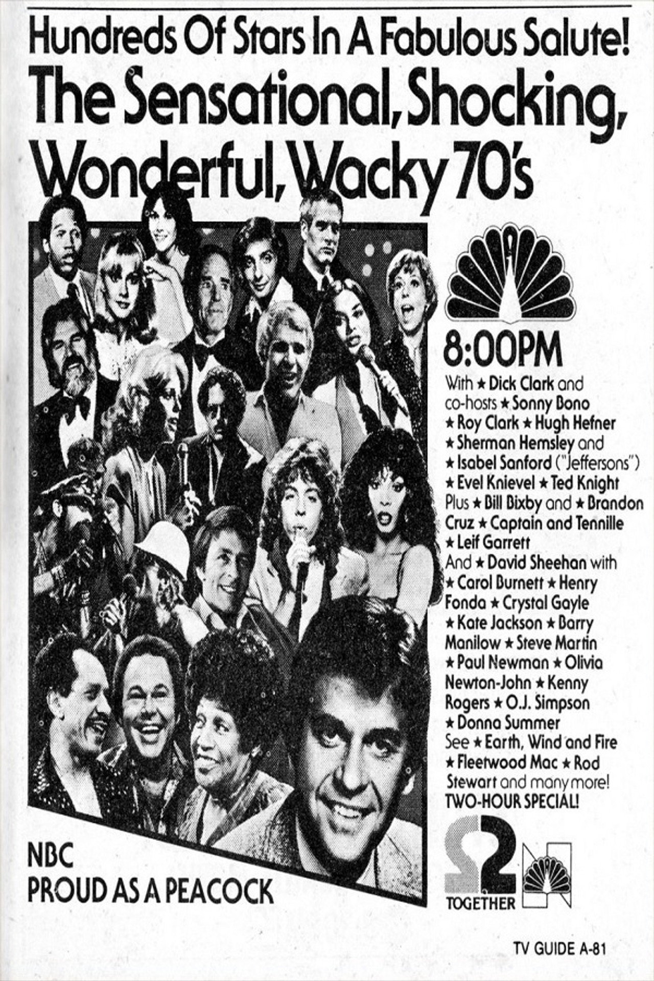 Pôster de The Sensational Shocking Wonderful Wacky 70's