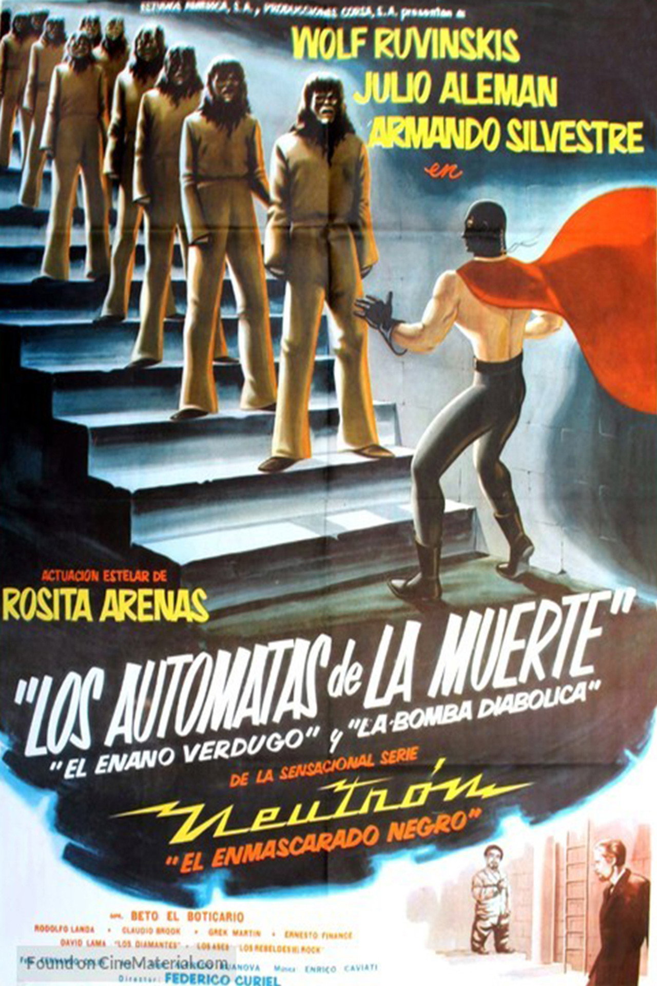 Pôster de Neutron the Atomic Superman vs. the Death Robots