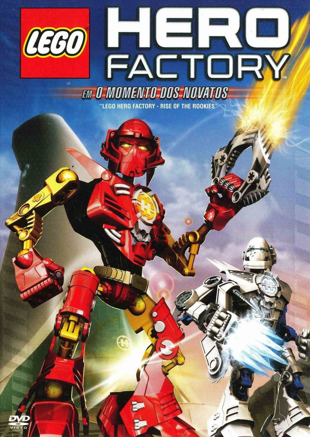 Pôster de Lego Hero Factory em O Momento dos Novatos