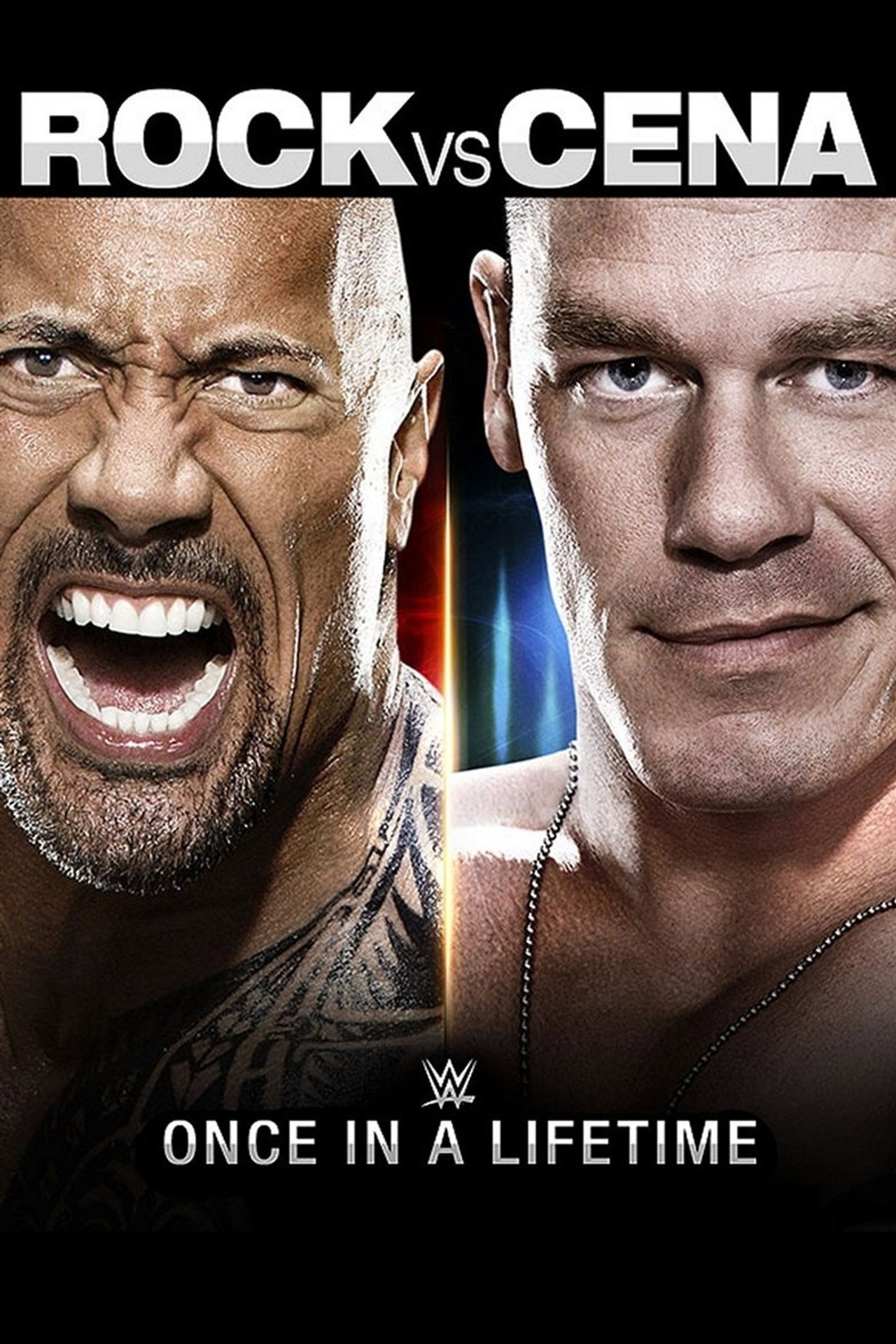 Pôster de WWE: The Rock vs John Cena: Once in a Lifetime