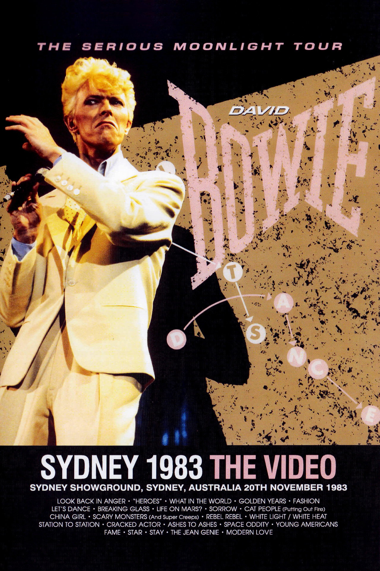 Pôster de David Bowie: Serious Moonlight Sydney
