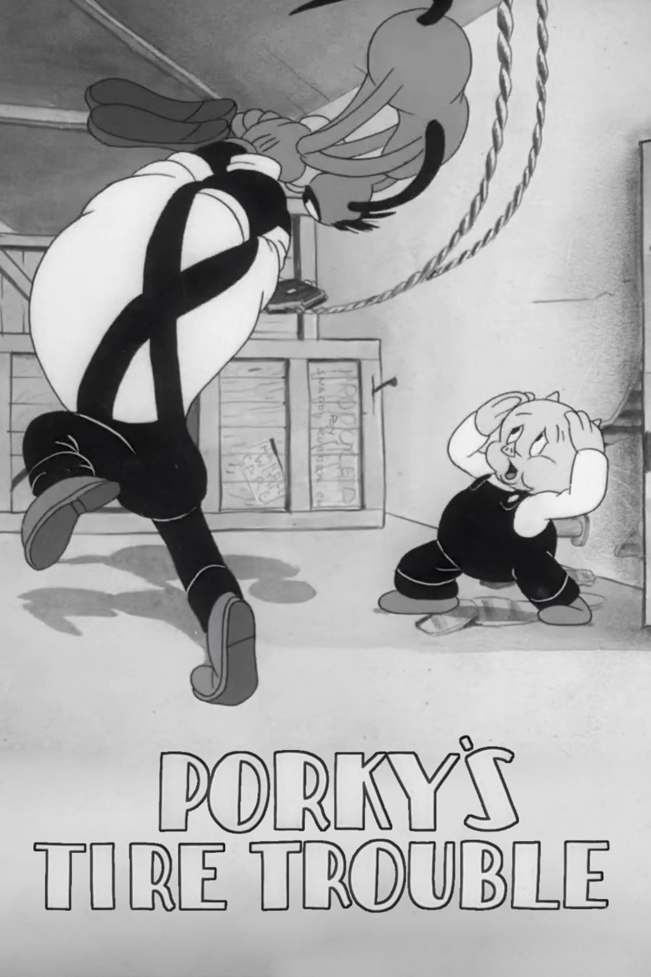 Pôster de Porky's Tire Trouble