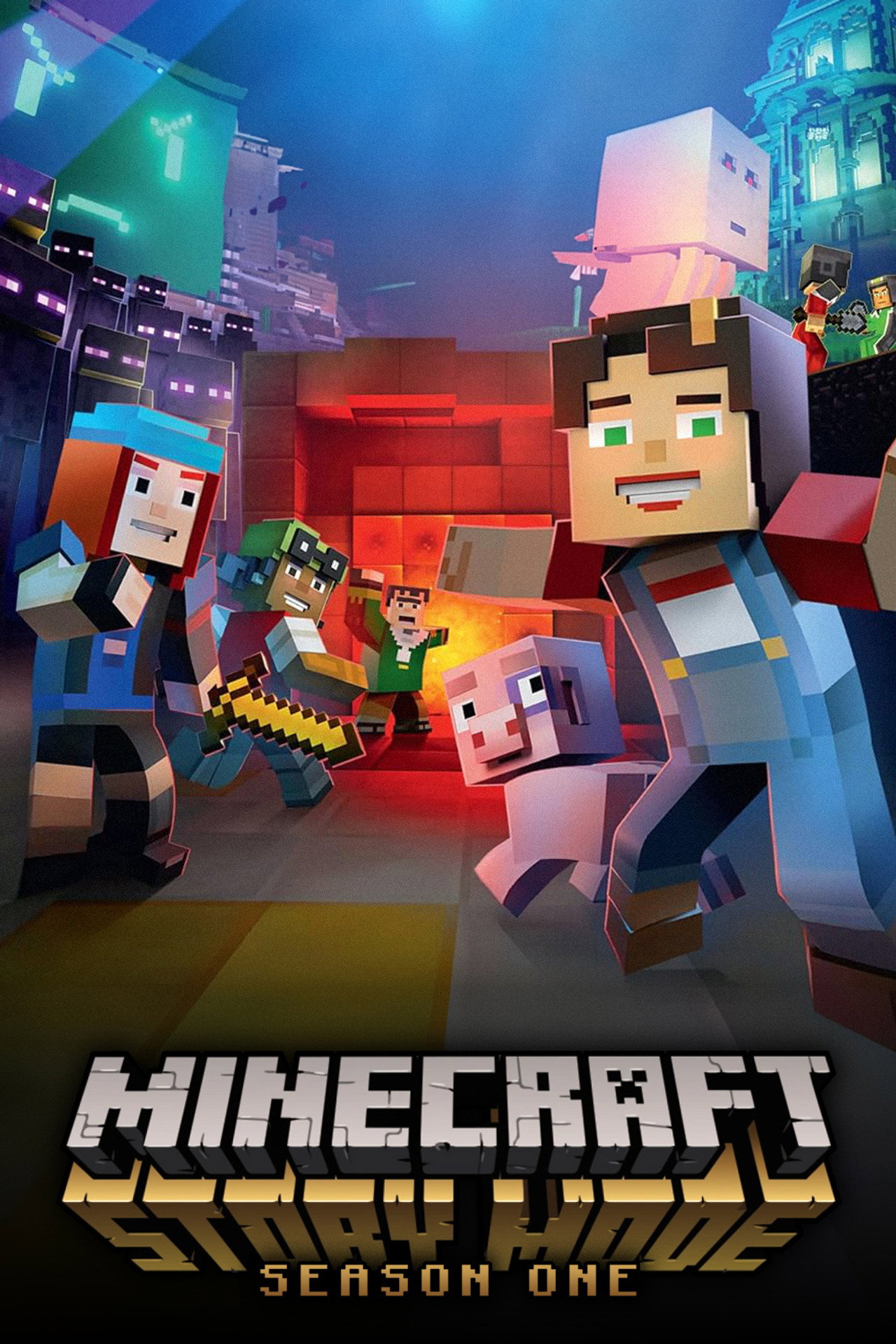 Pôster de Minecraft: Story Mode