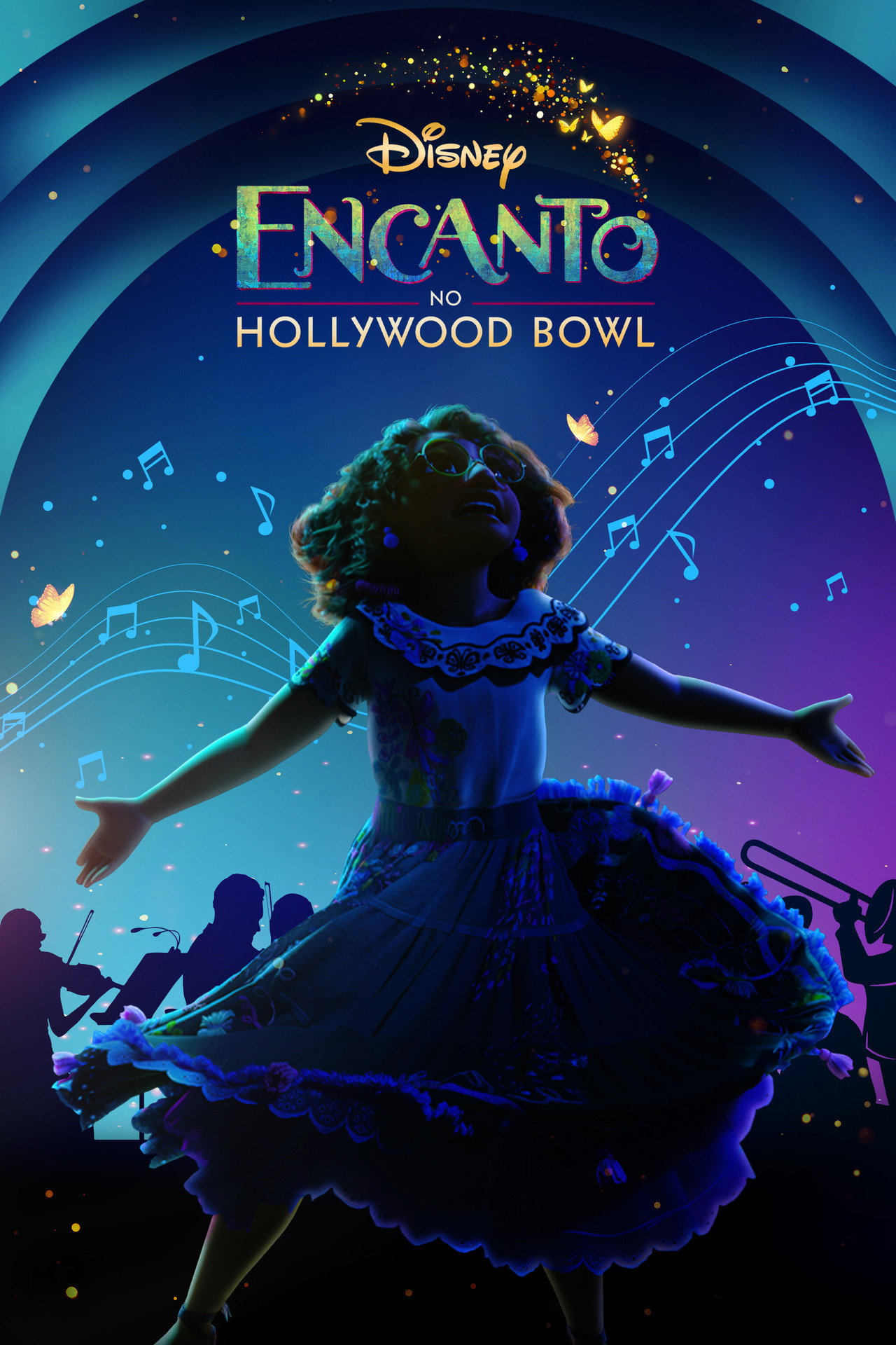 Pôster de Encanto no Hollywood Bowl