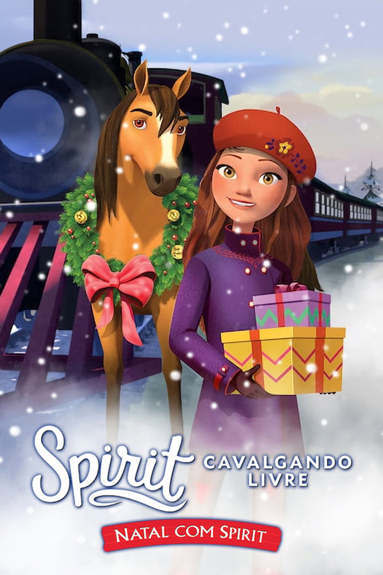 Pôster de Spirit - Cavalgando Livre Natal com Spirit