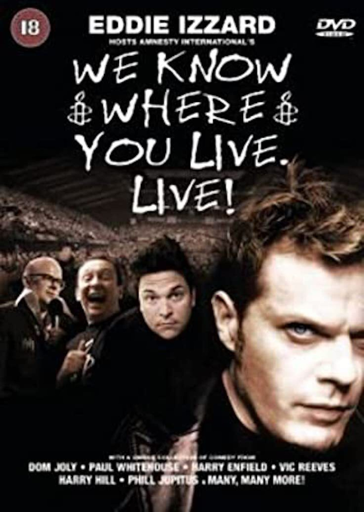 Pôster de We Know Where You Live. Live!