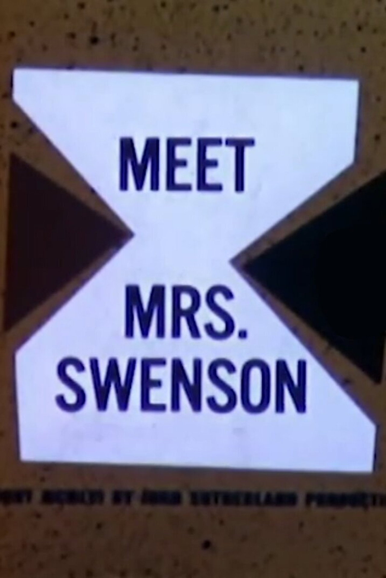Pôster de Meet Mrs. Swenson