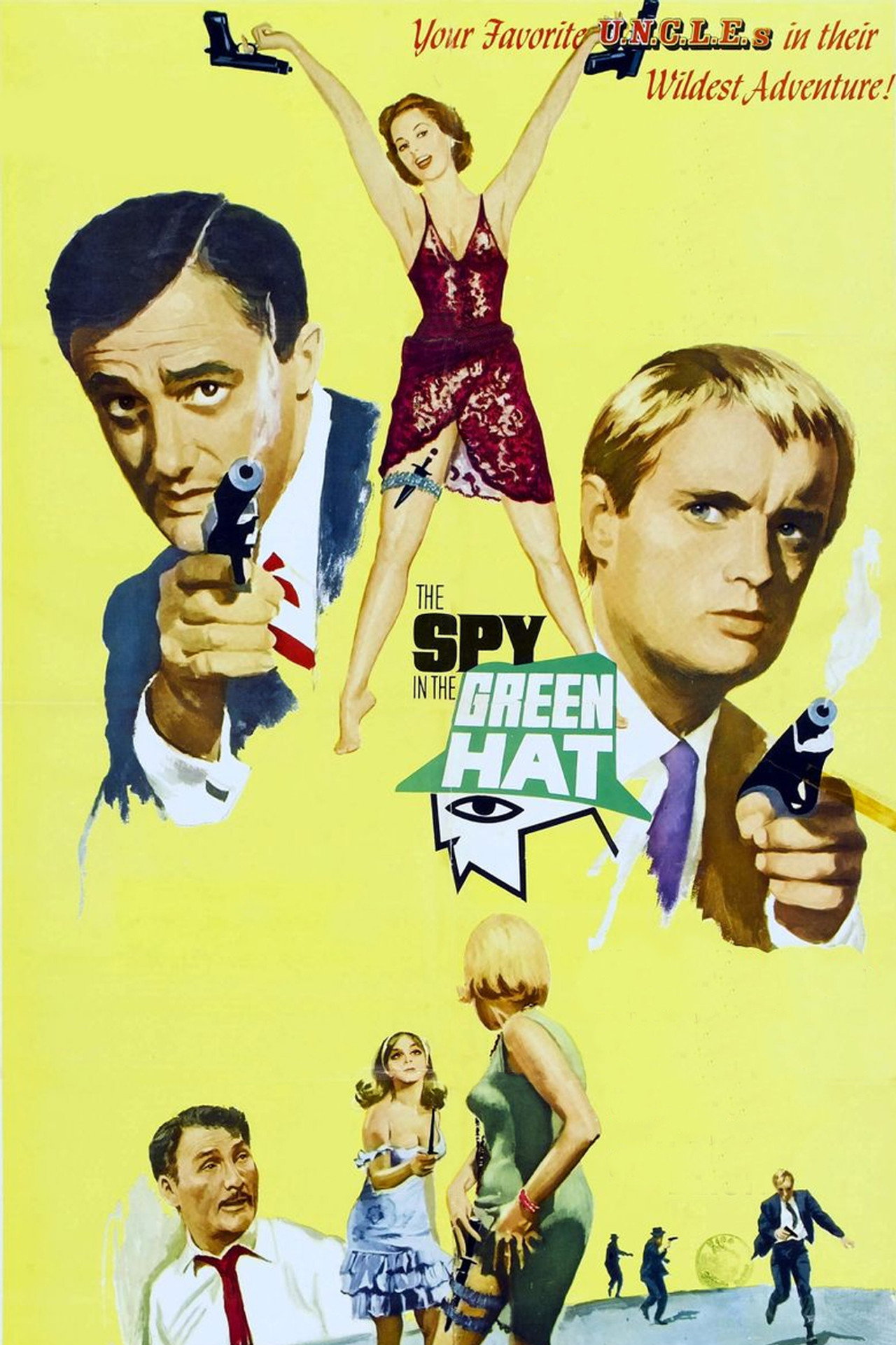 Pôster de The Spy in the Green Hat