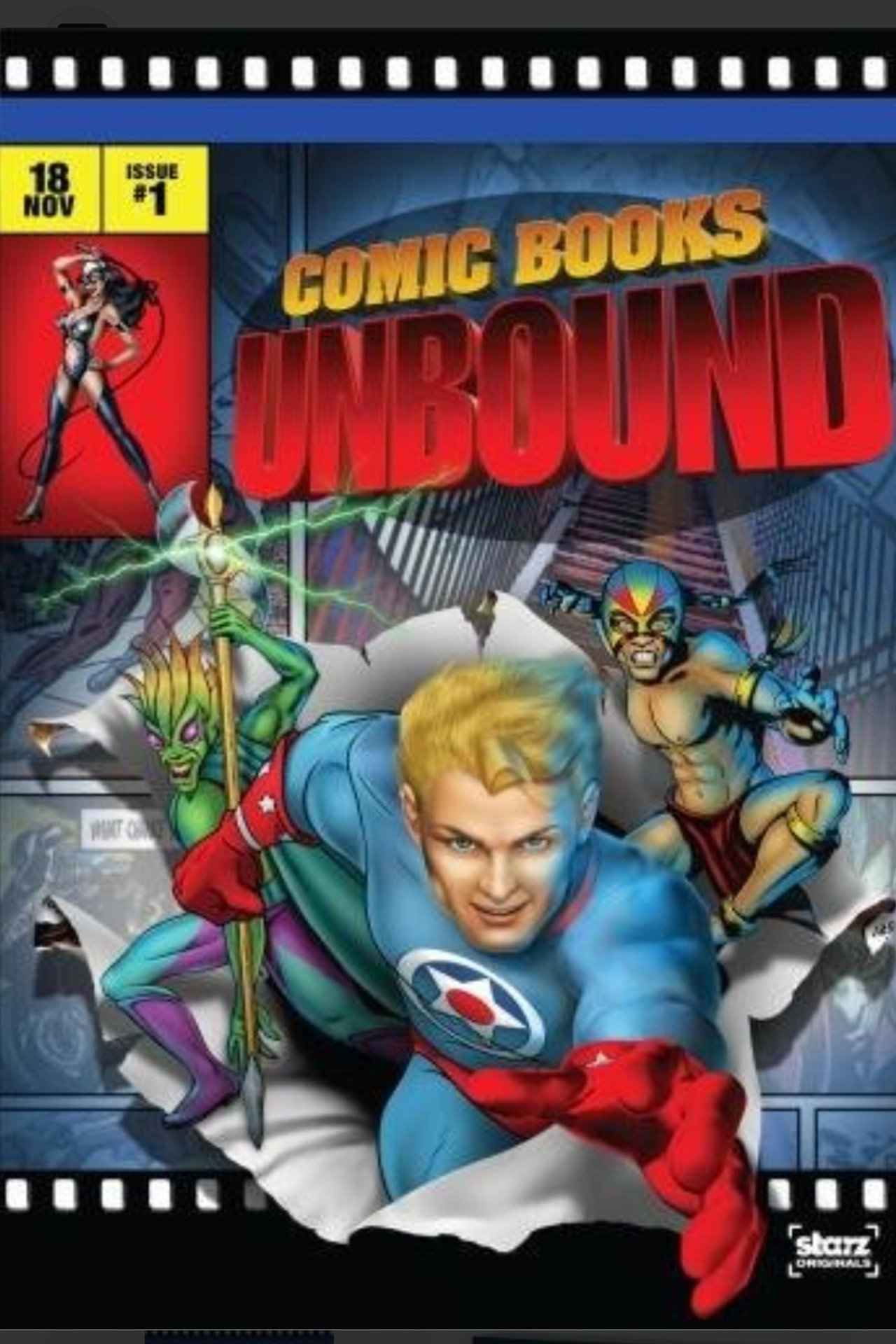 Pôster de Starz Inside: Comic Books Unbound