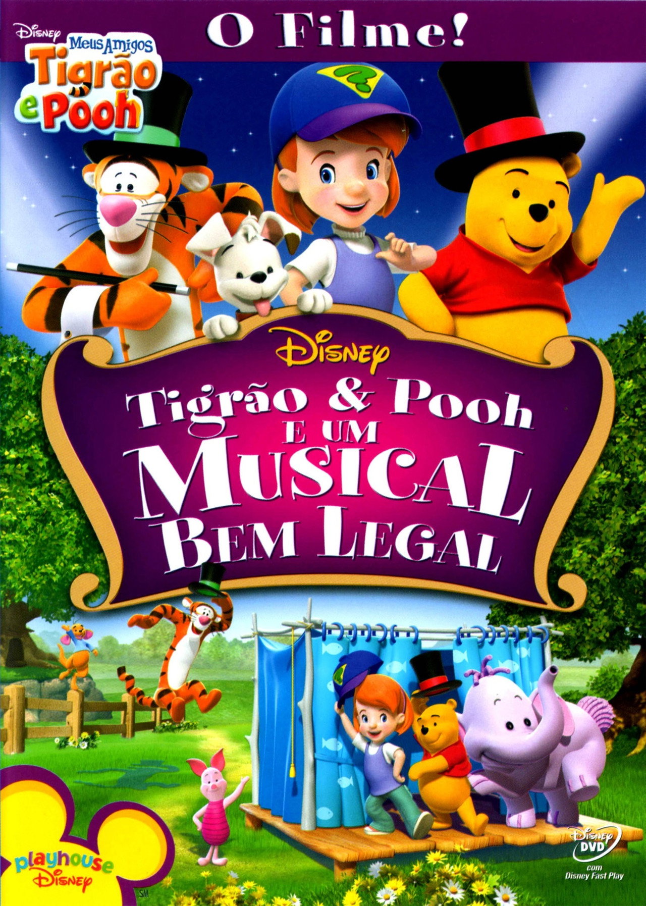 Pôster de Tigrão e Pooh e um Musical Bem Legal