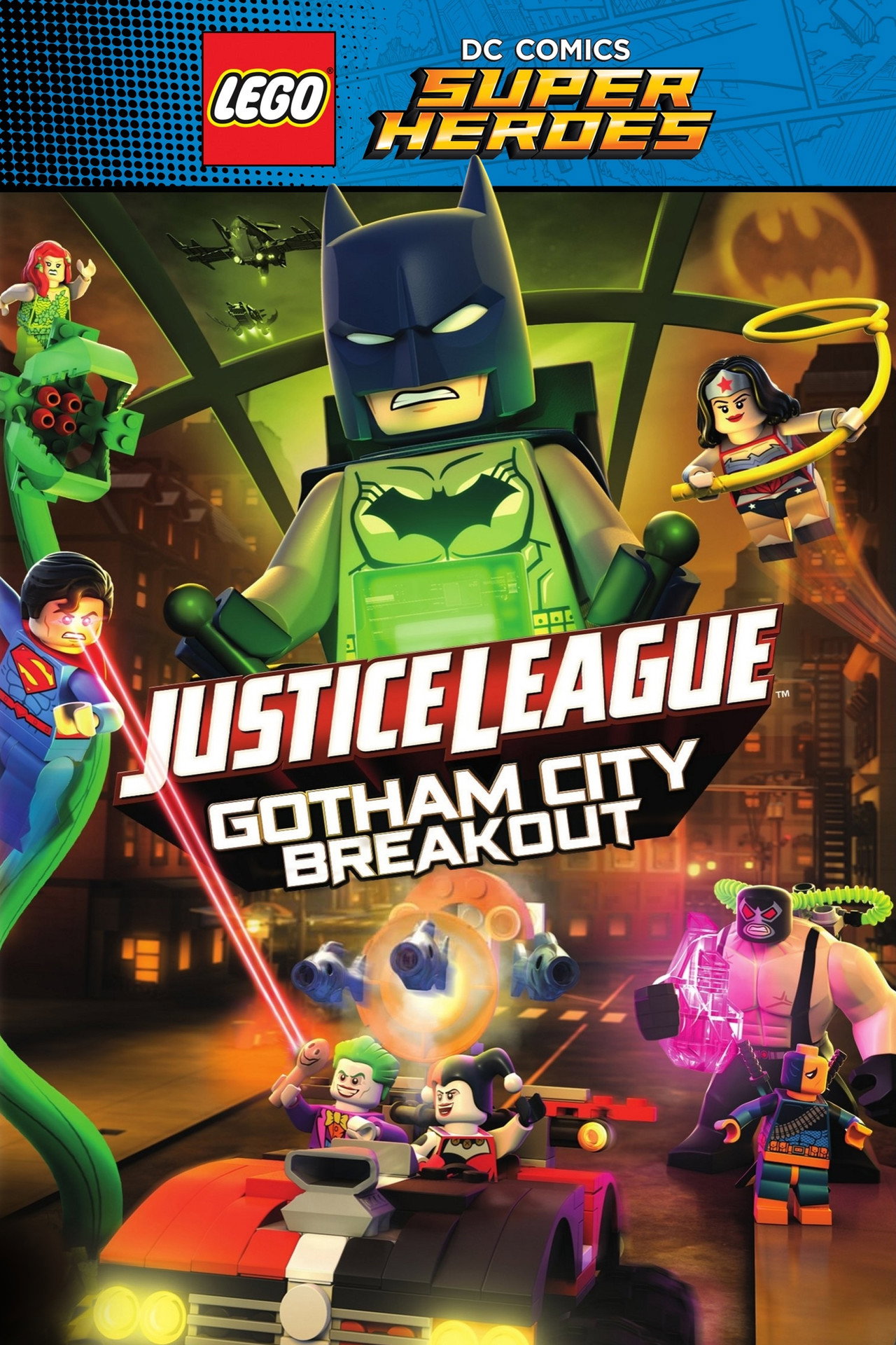 Pôster de LEGO DC Comics Super Heroes: Justice League - Gotham City Breakout