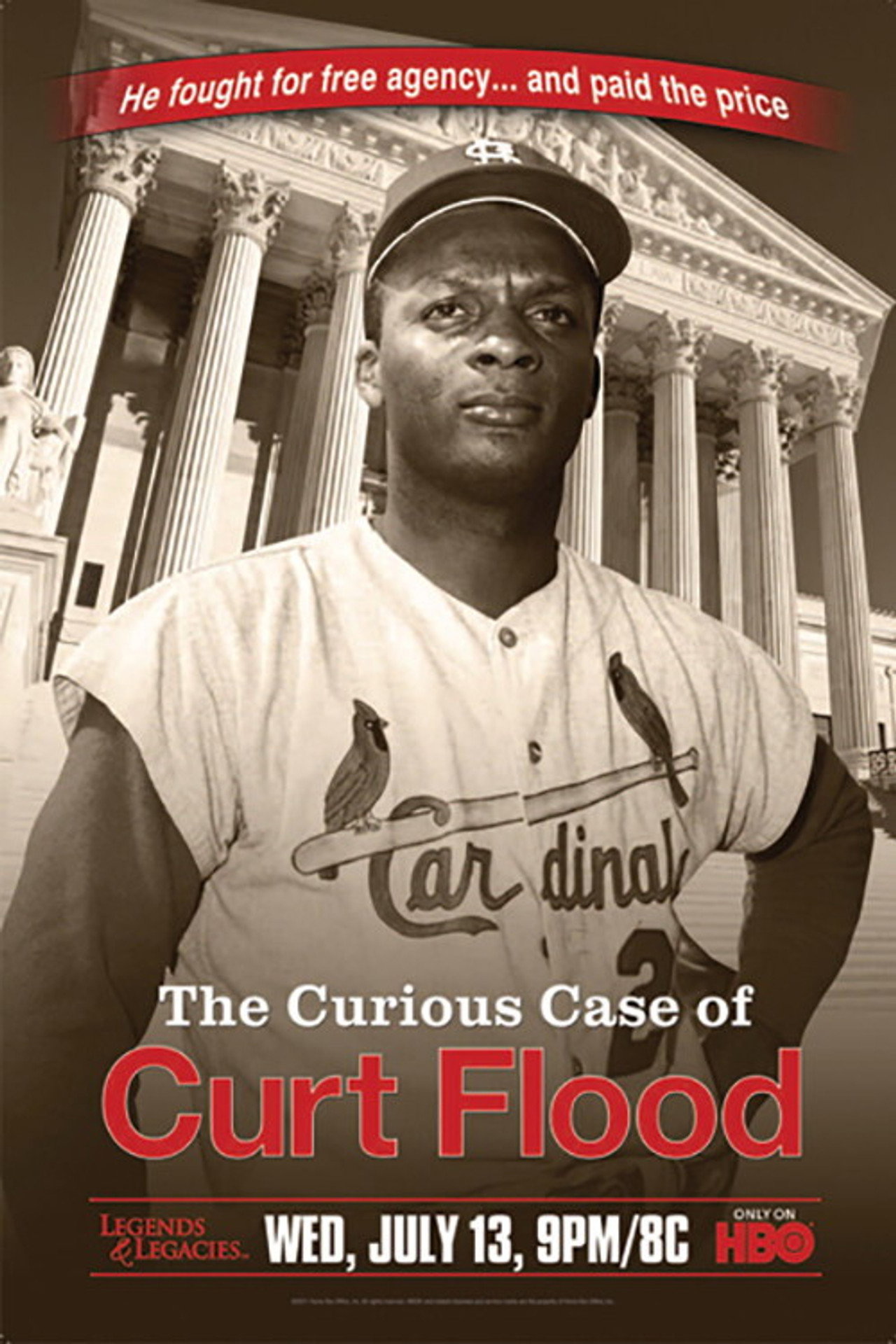 Pôster de The Curious Case of Curt Flood