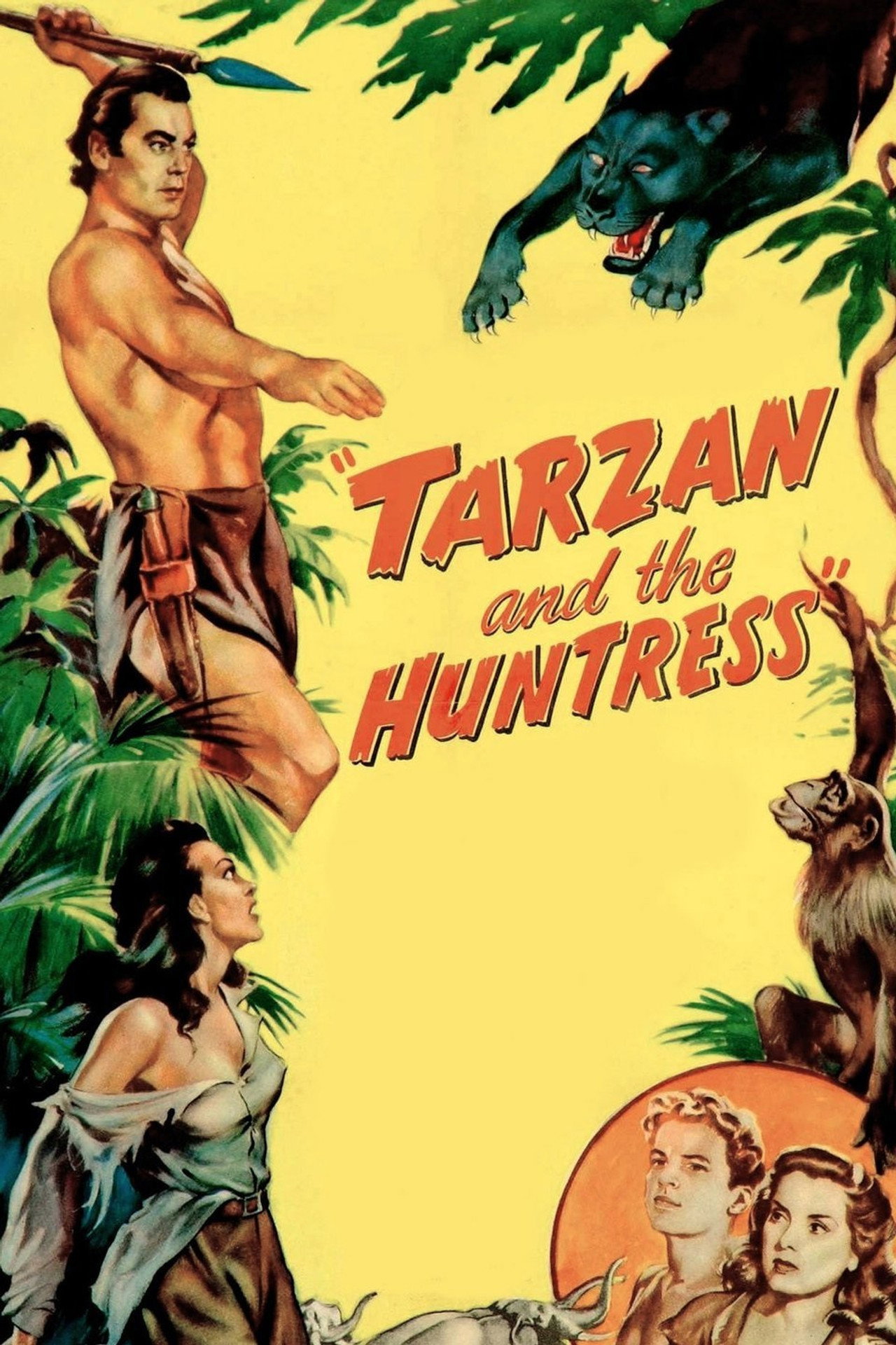 Pôster de Tarzan e a Caçadora